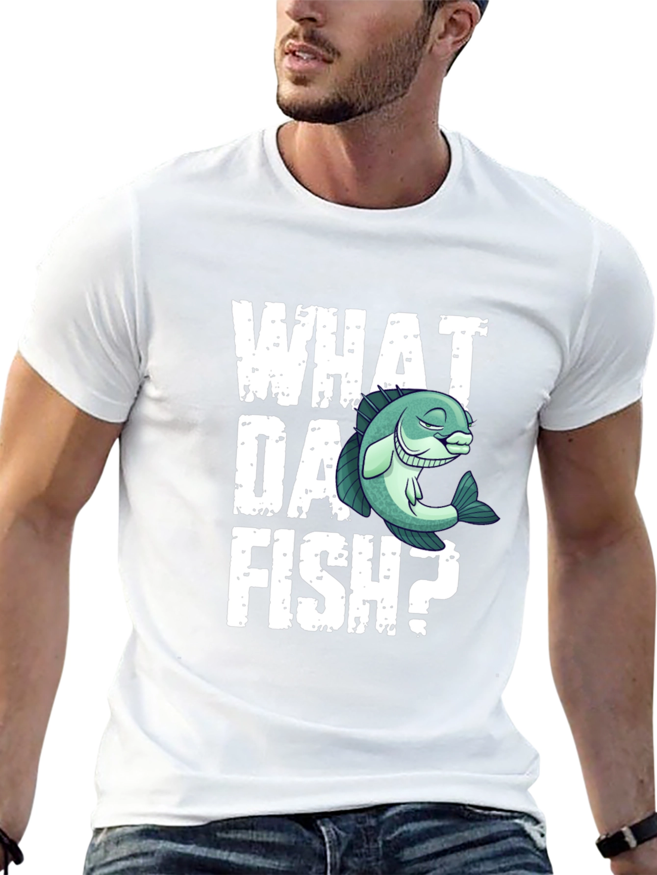 What Da Fish? Funny Graphic T-Shirt