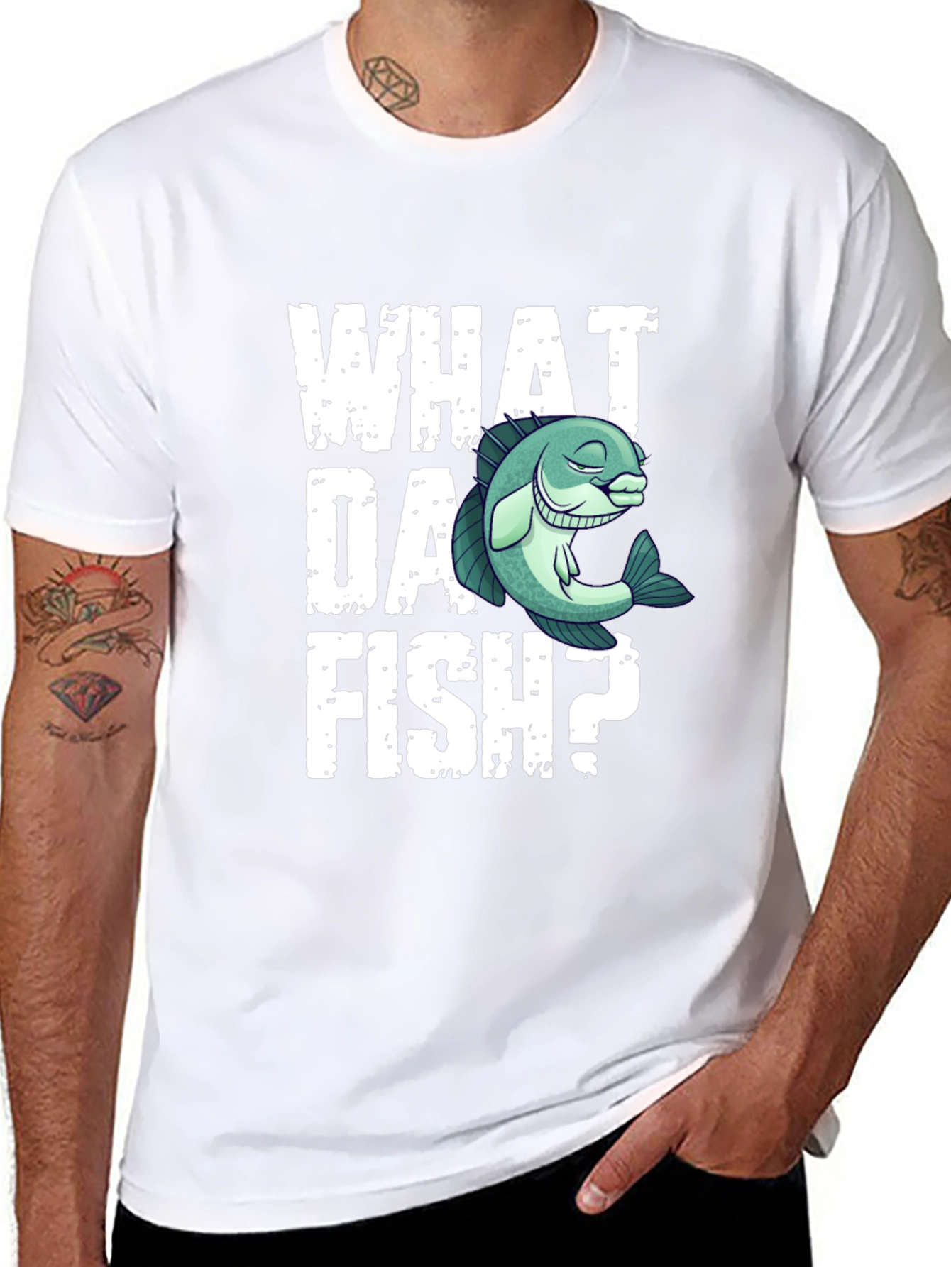 What Da Fish? Funny Graphic T-Shirt