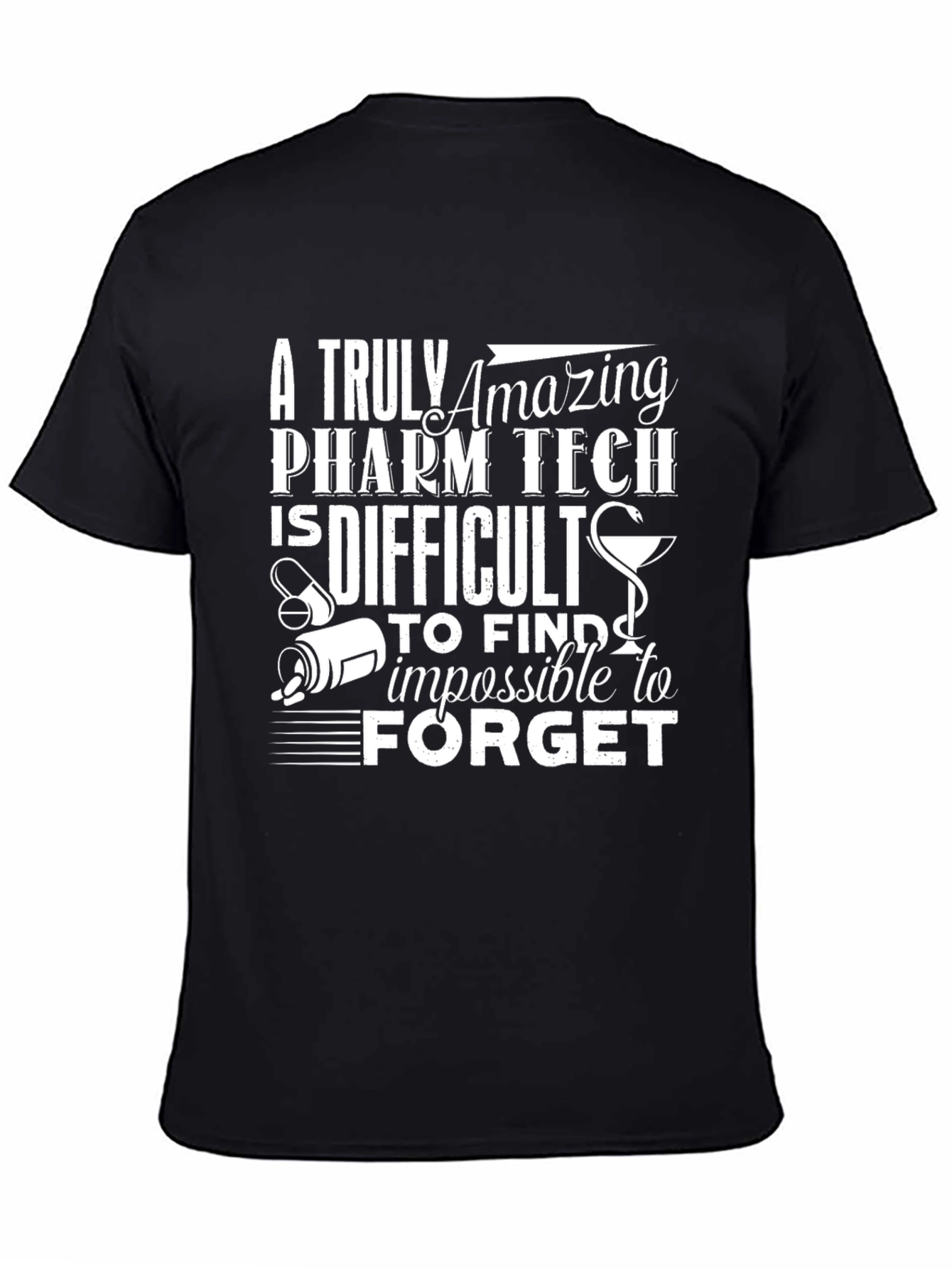 Amazing Pharm Tech Graphic Tee - Black