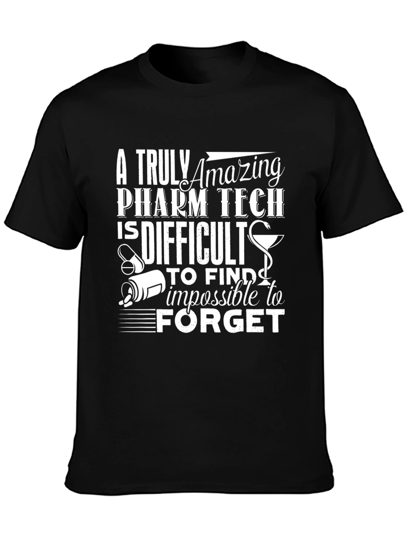 Amazing Pharm Tech Graphic Tee - Black