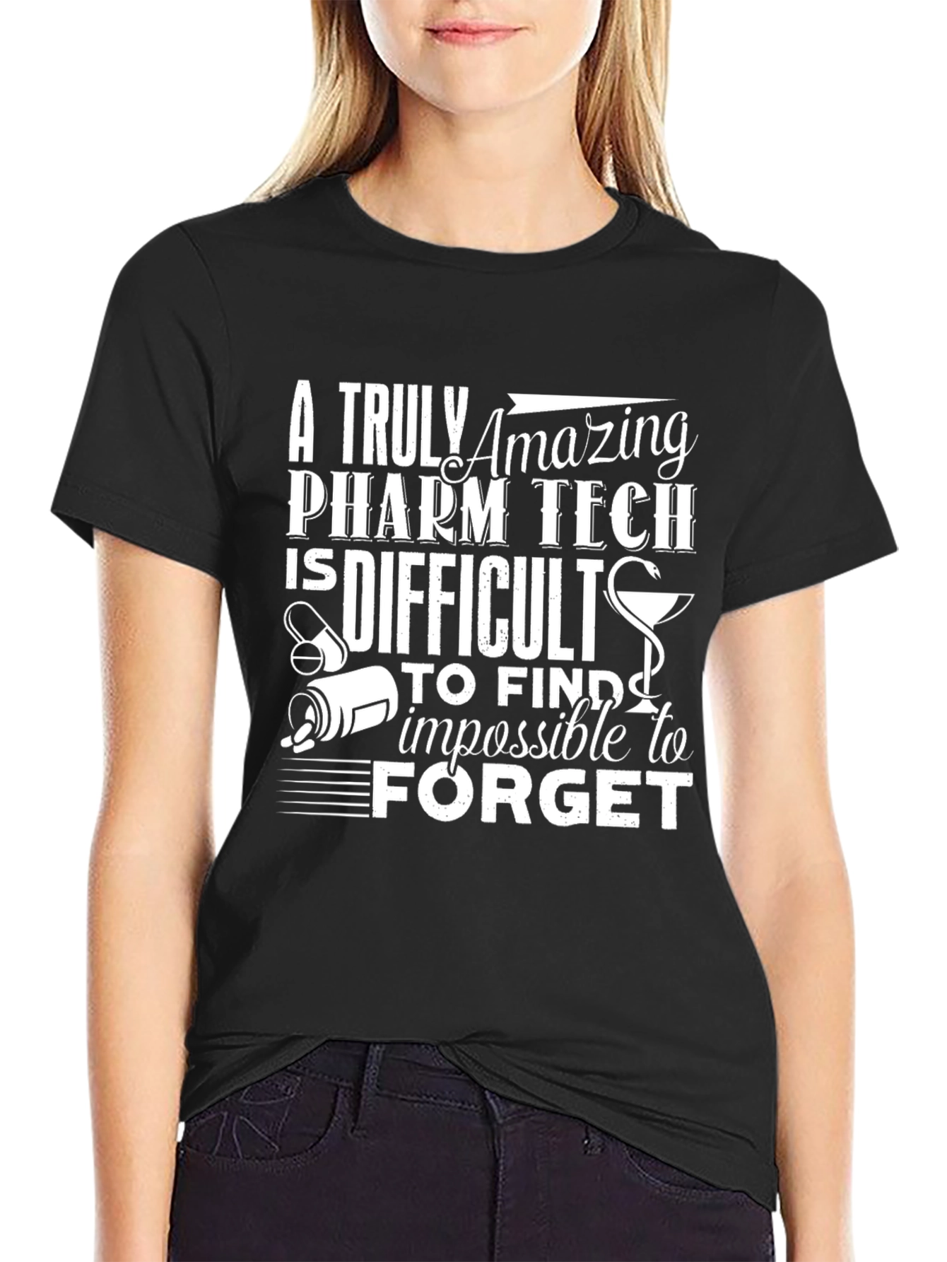 Amazing Pharm Tech Graphic Tee - Black