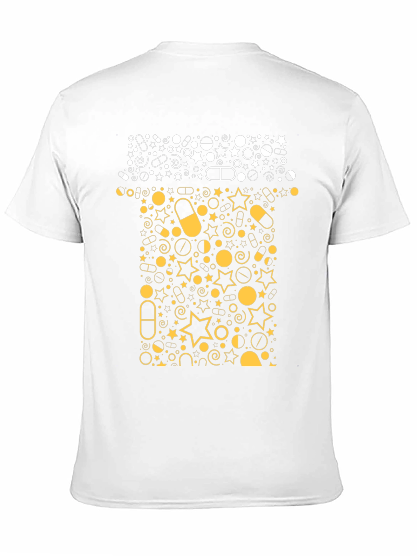 Pill Bottle Graphic Tee - Black Cotton T-Shirt