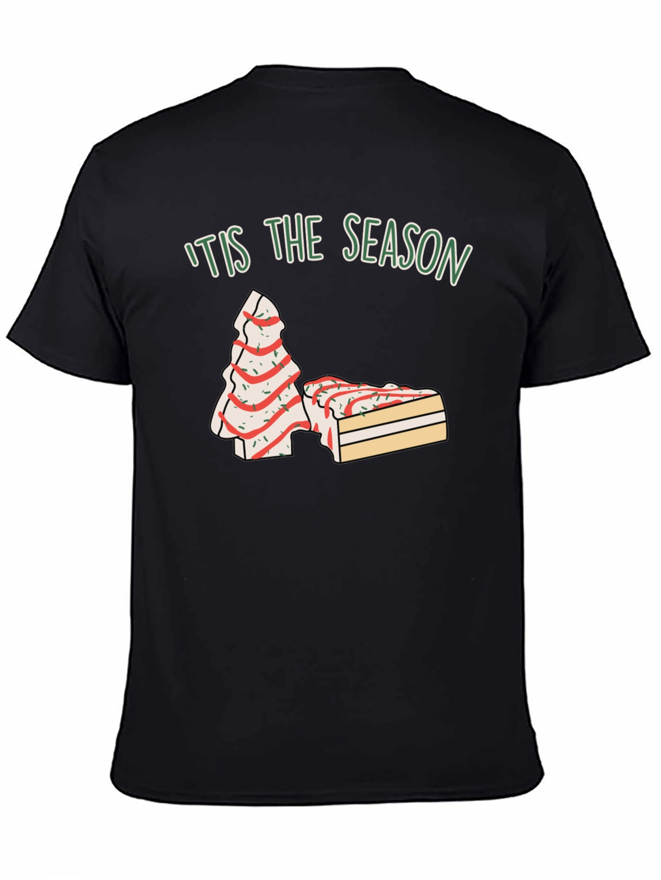 Tis The Season Christmas Tree Cake T-Shirt