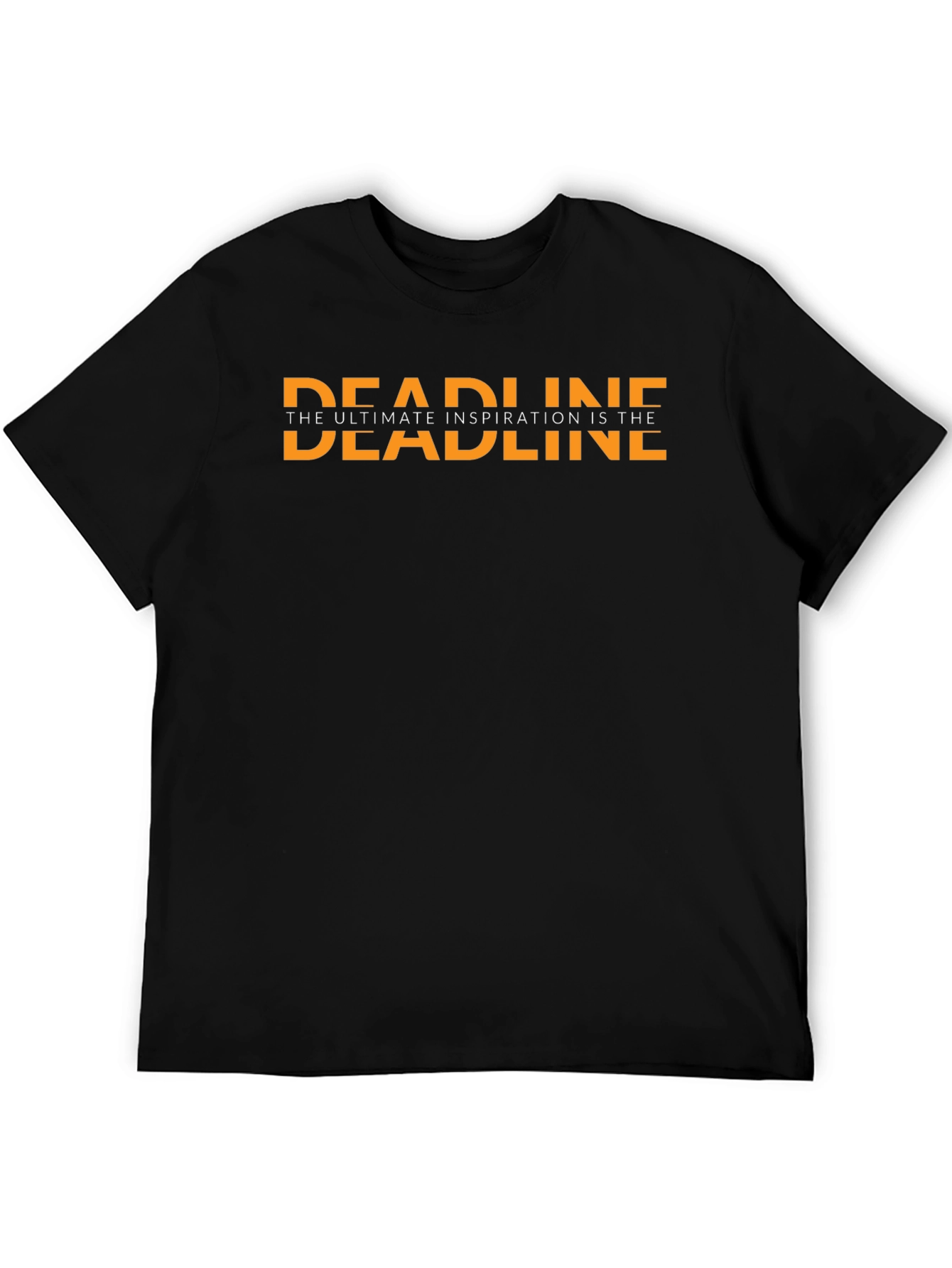 Deadline Inspiration Graphic Tee - Black