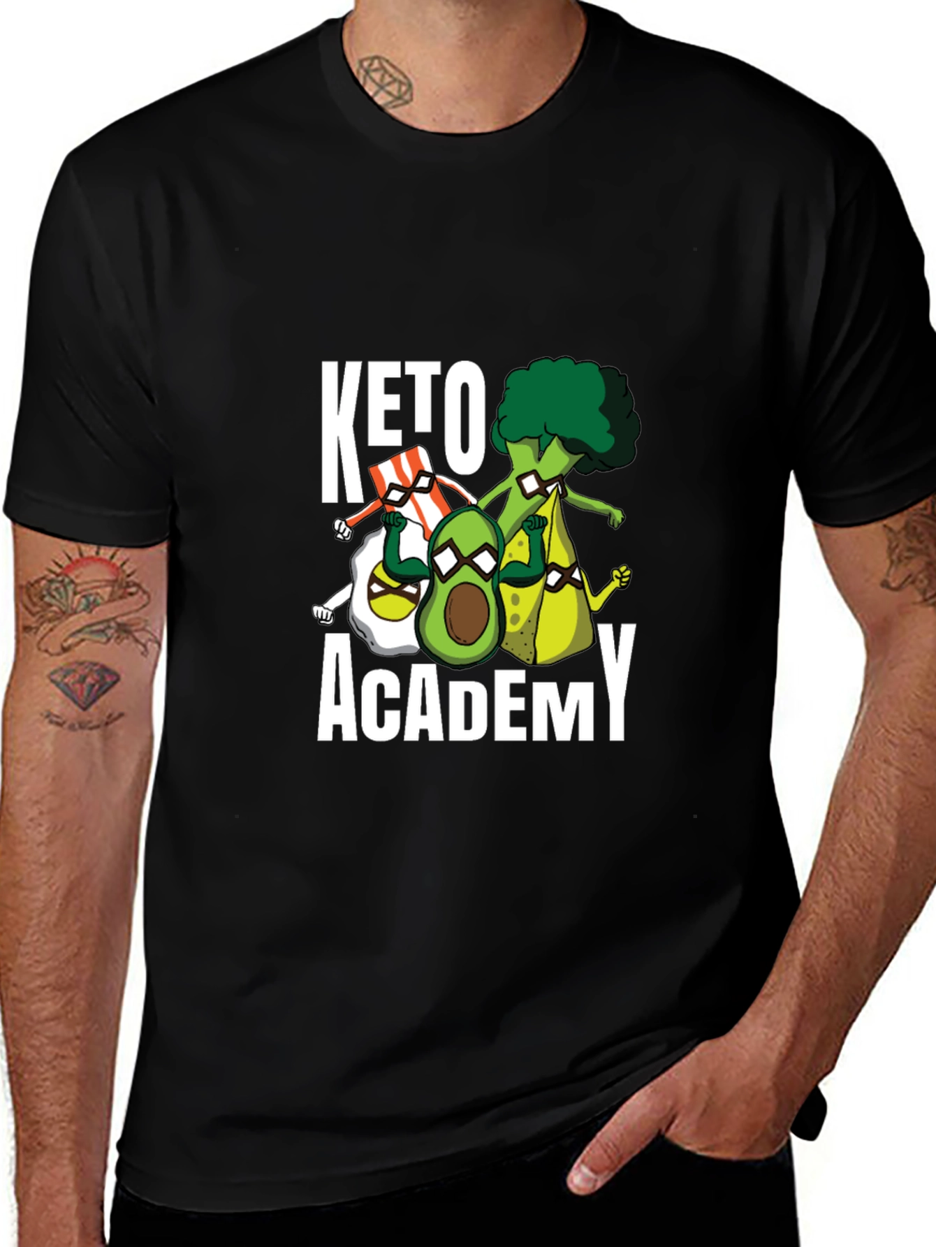 Keto Academy T-Shirt - Funny Diet Tee