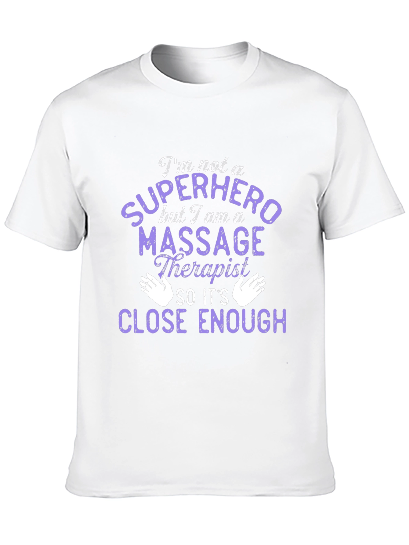 Massage Therapist Superhero T-Shirt - Black