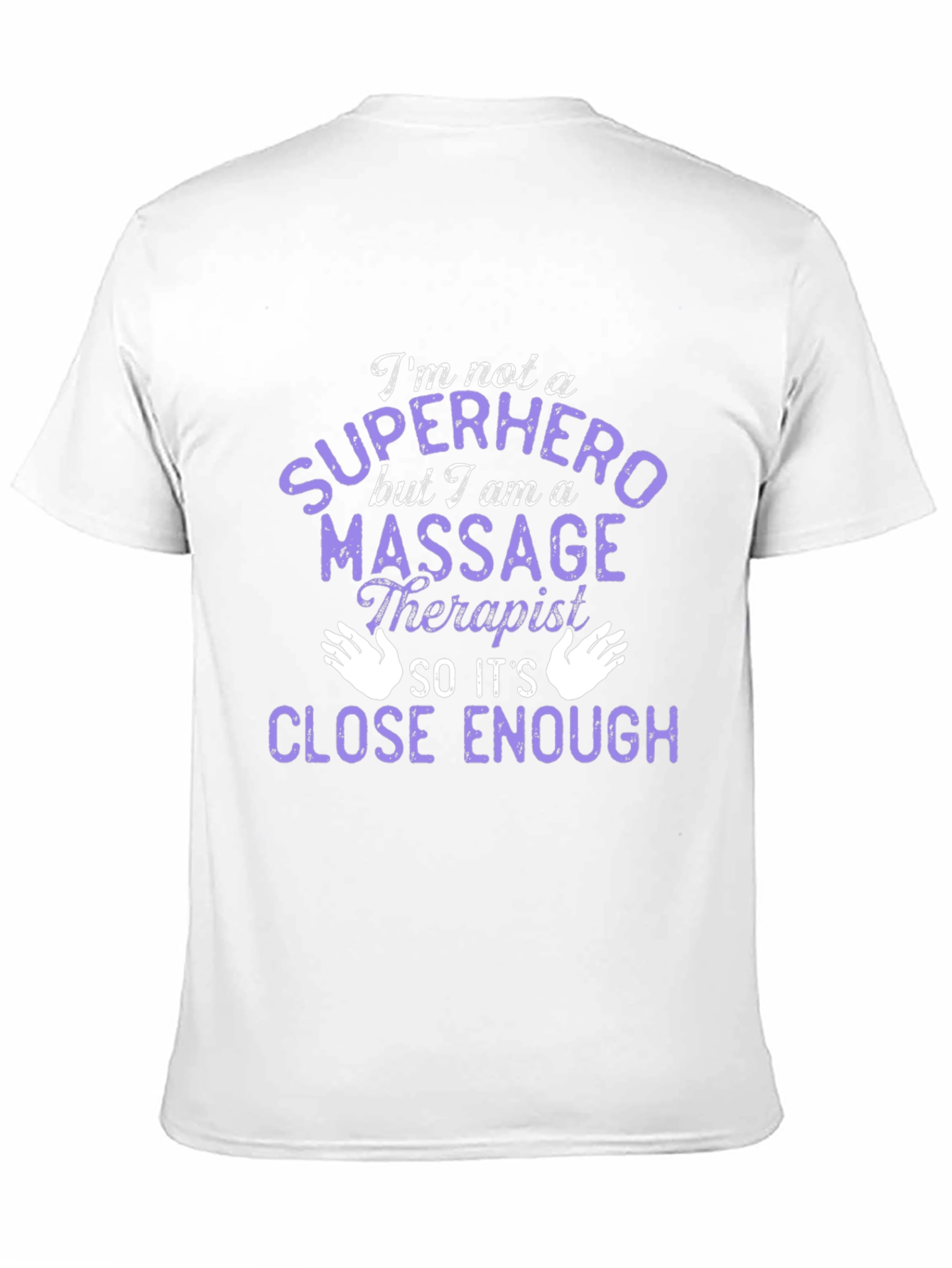 Massage Therapist Superhero T-Shirt - Black