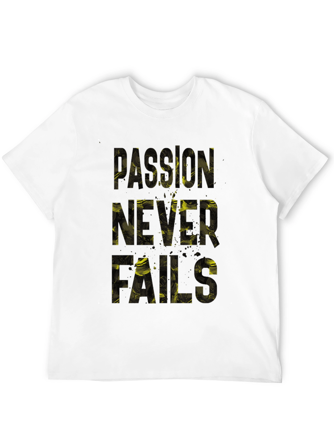 Passion Never Fails Graphic Tee - Black