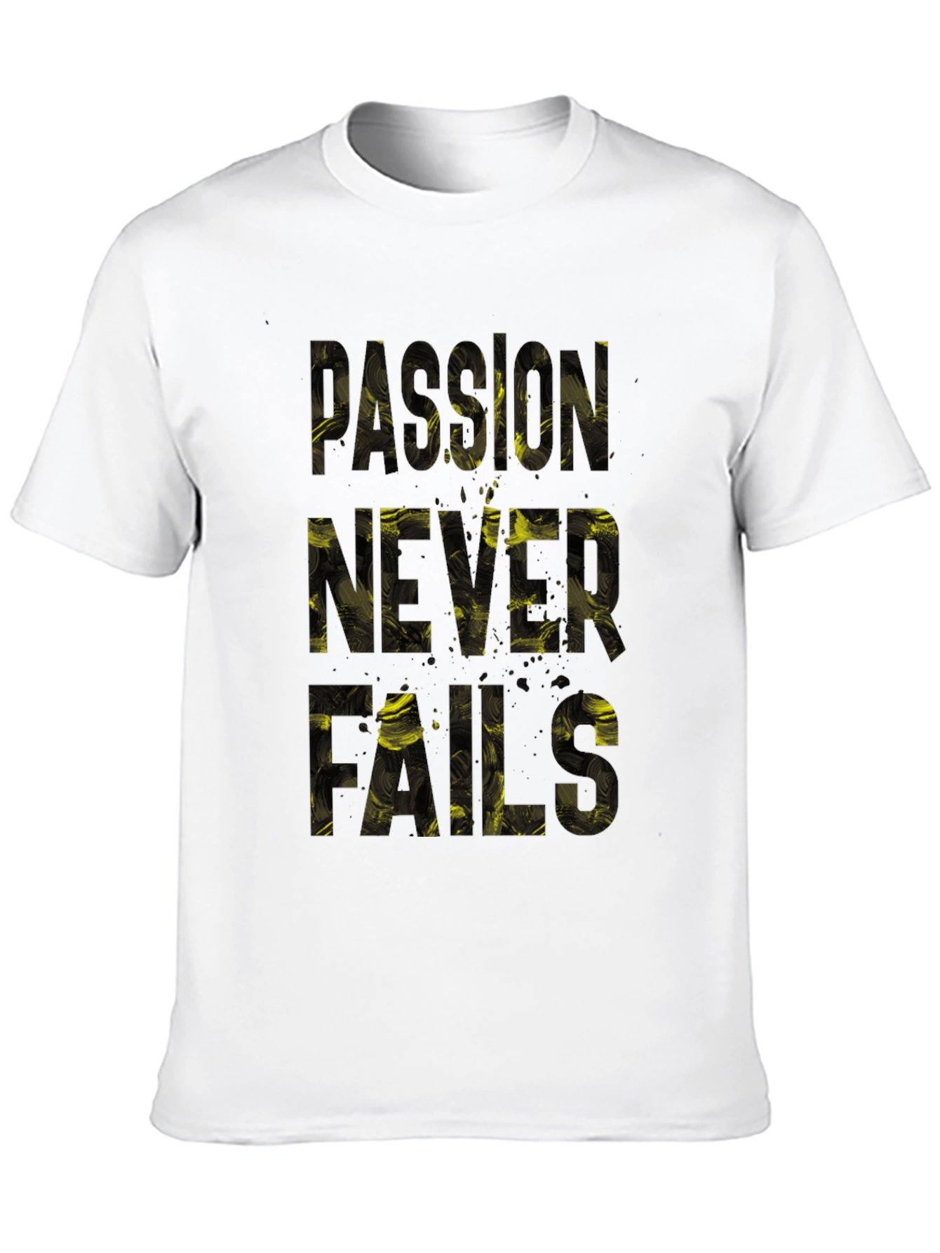 Passion Never Fails Graphic Tee - Black