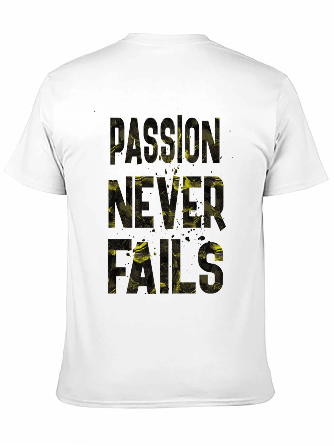 Passion Never Fails Graphic Tee - Black