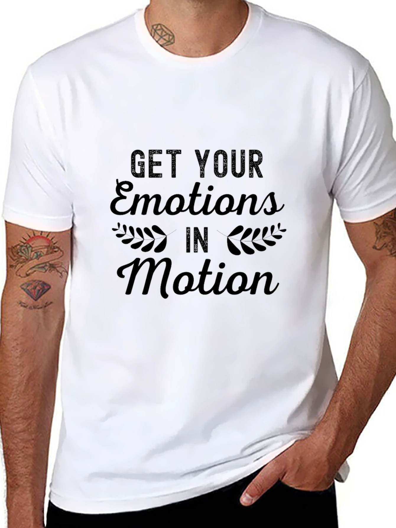 Emotions In Motion Graphic Tee - Trendy Comfort
