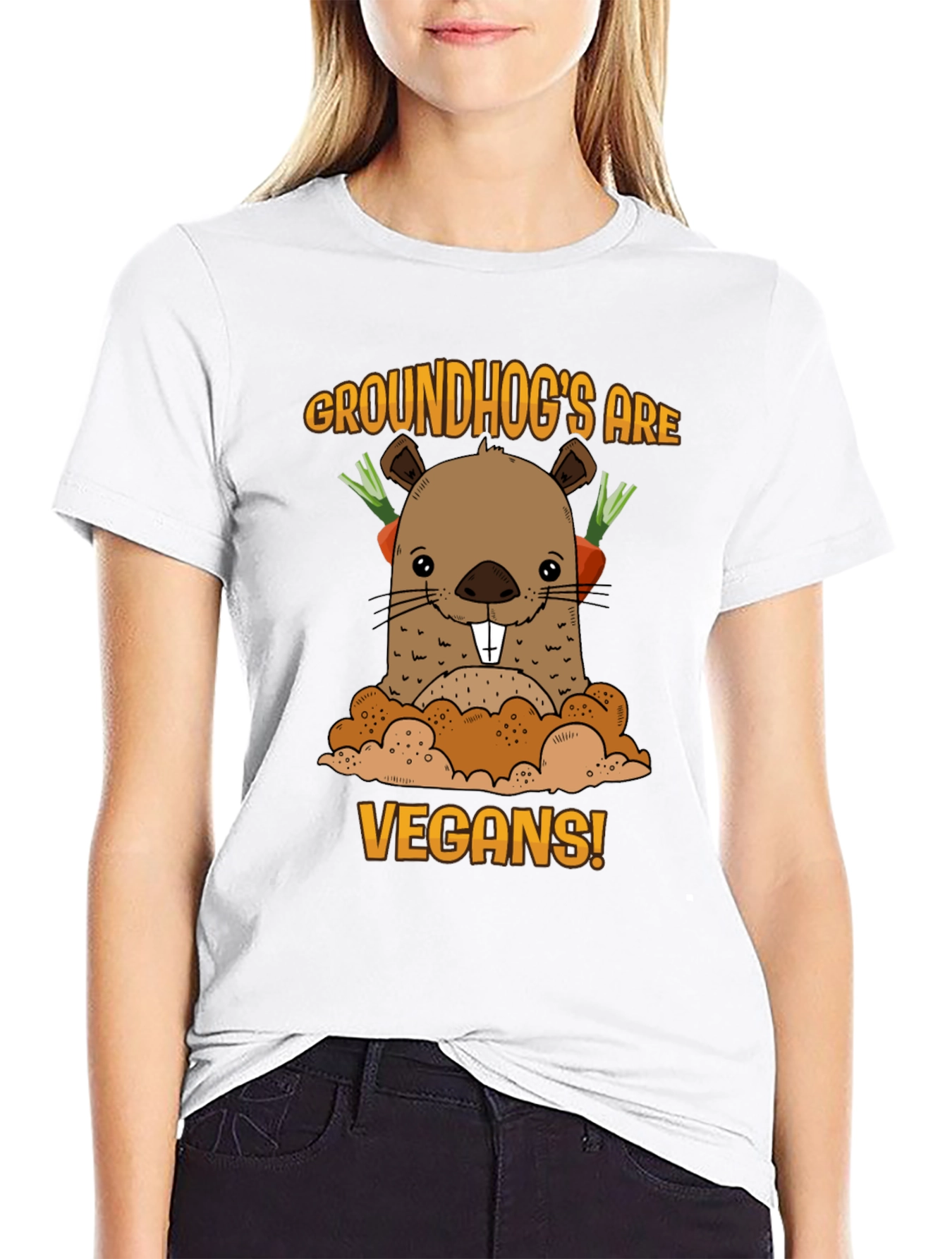 Groundhog Vegan T-Shirt
