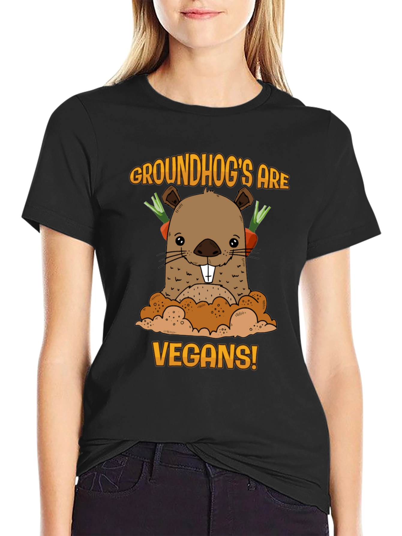 Groundhog Vegan T-Shirt