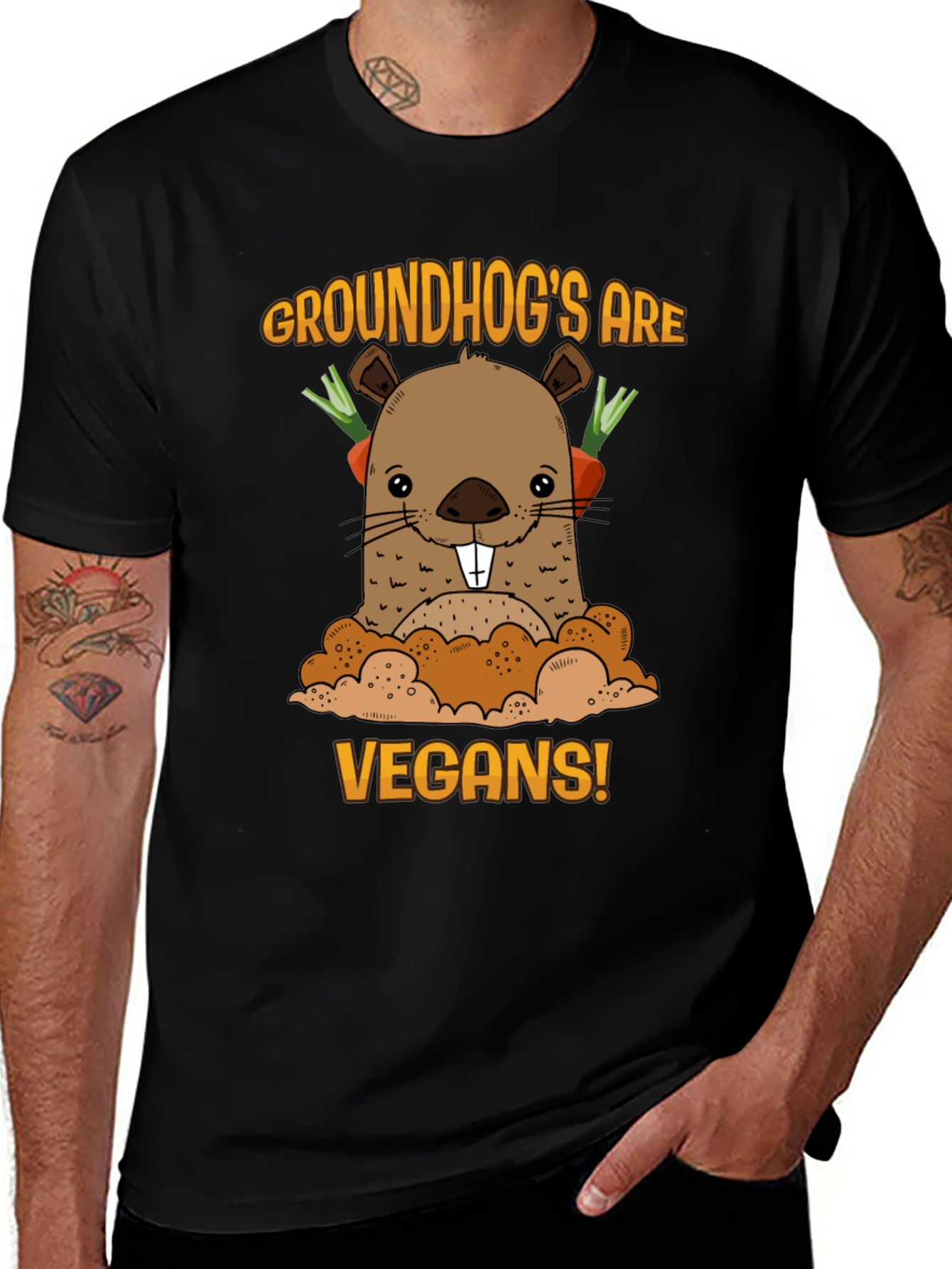 Groundhog Vegan T-Shirt