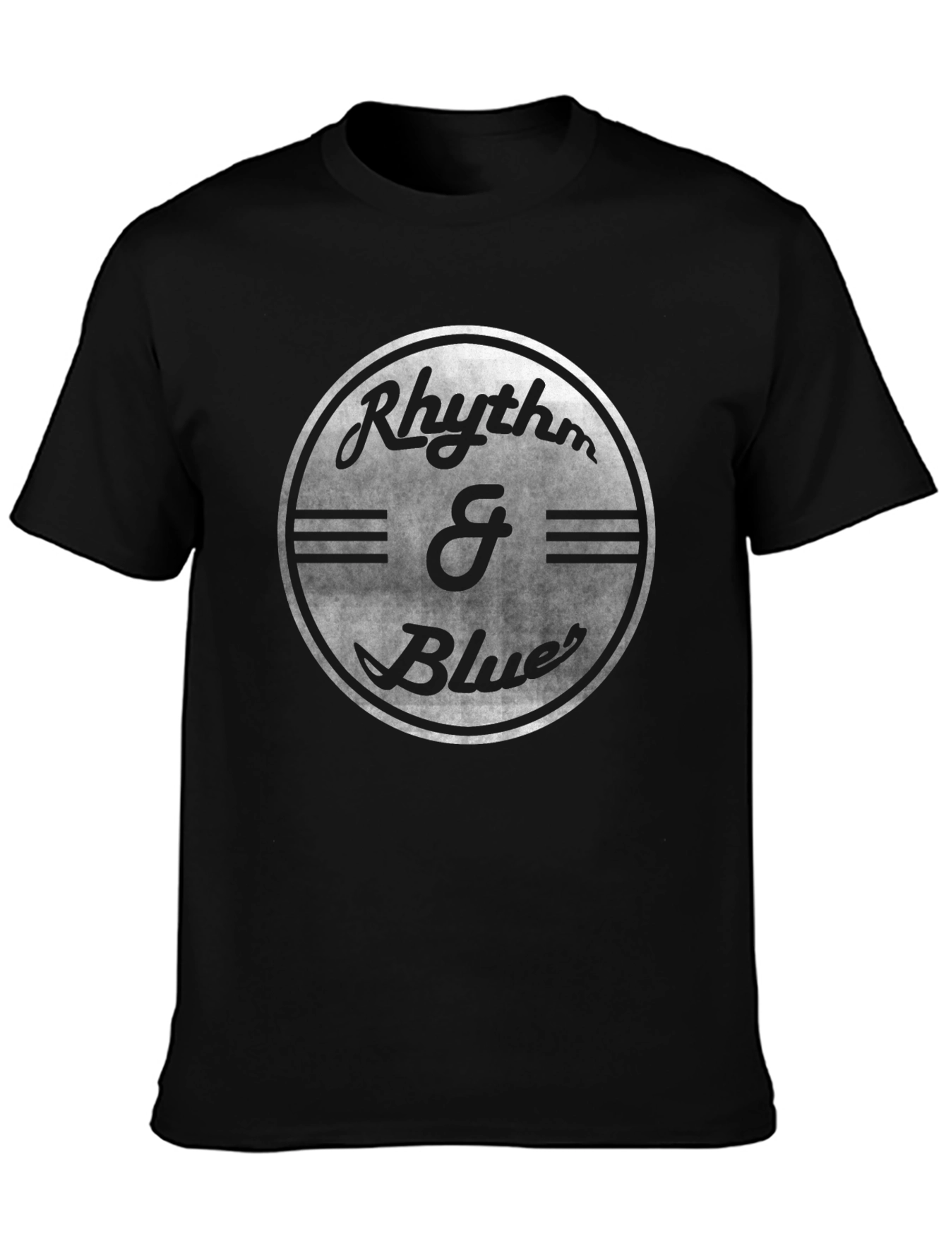 Rhythm & Blues Black Graphic T-Shirt