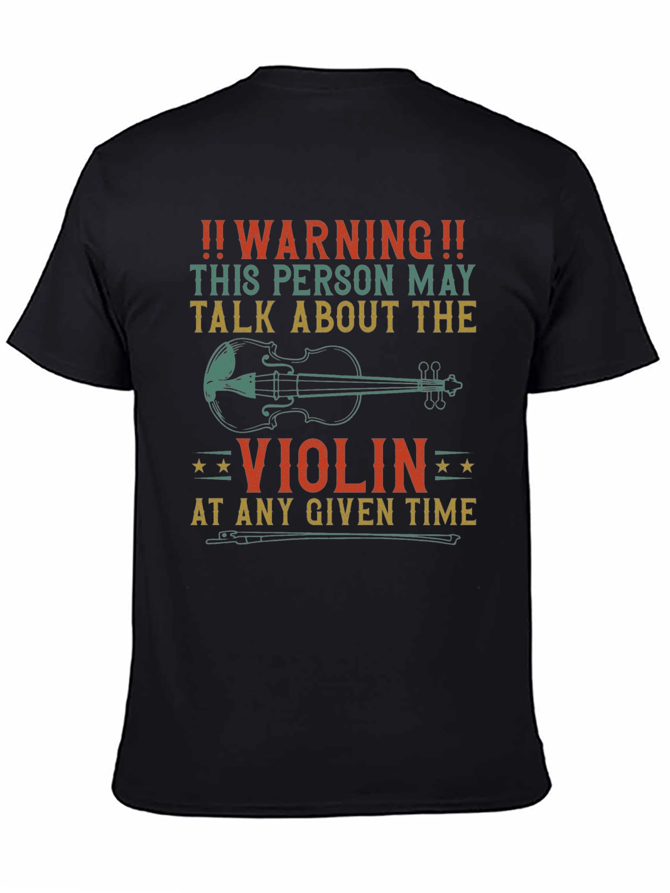 Warning Violin T-Shirt