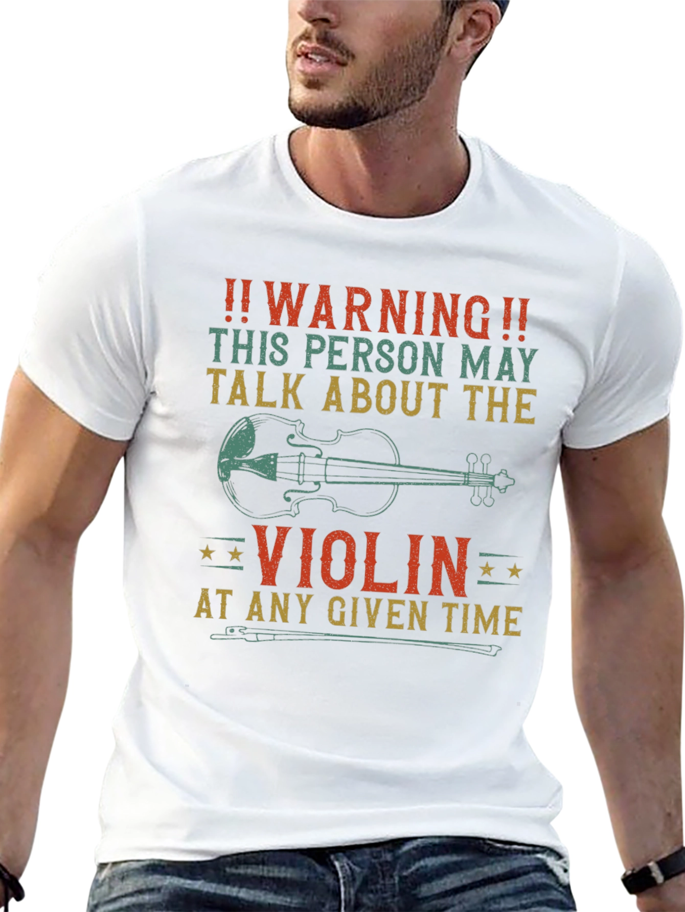 Warning Violin T-Shirt