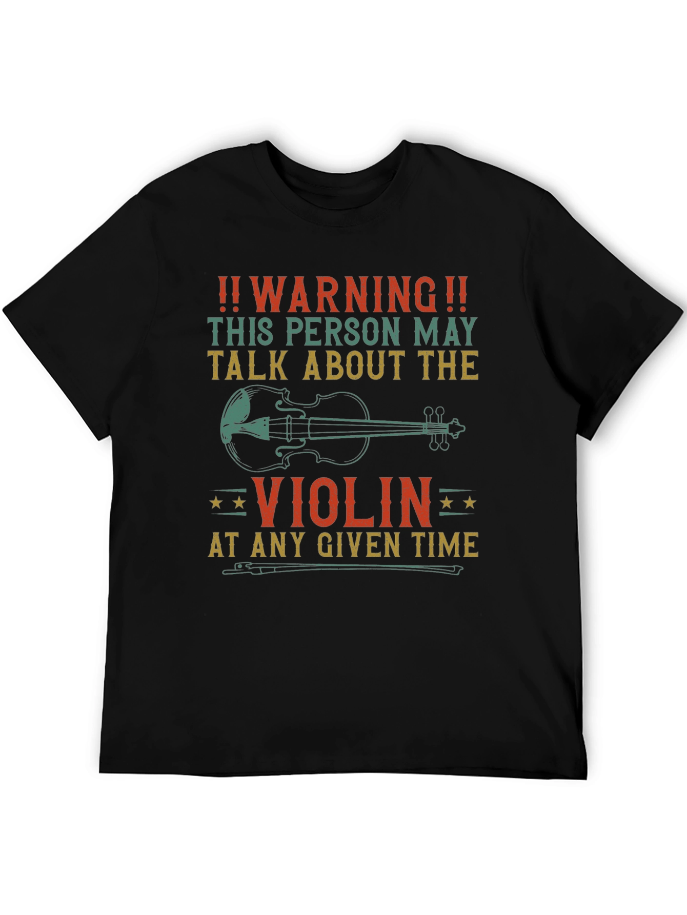 Warning Violin T-Shirt