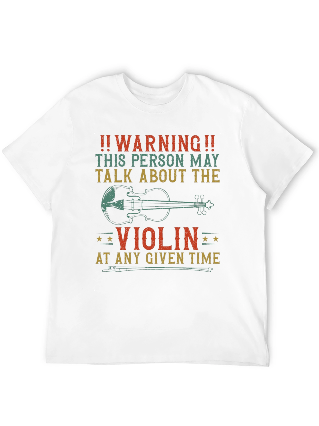 Warning Violin T-Shirt