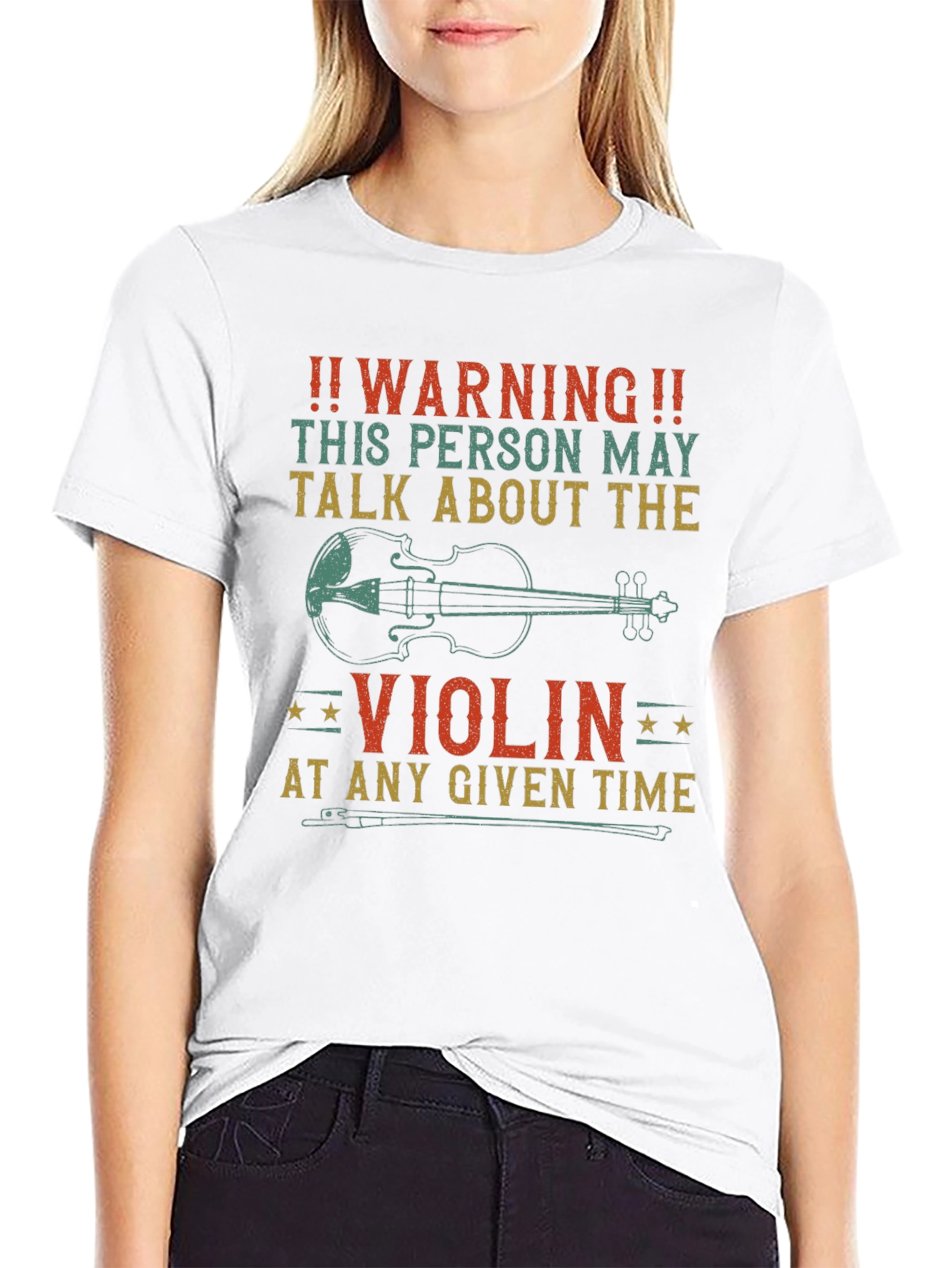 Warning Violin T-Shirt