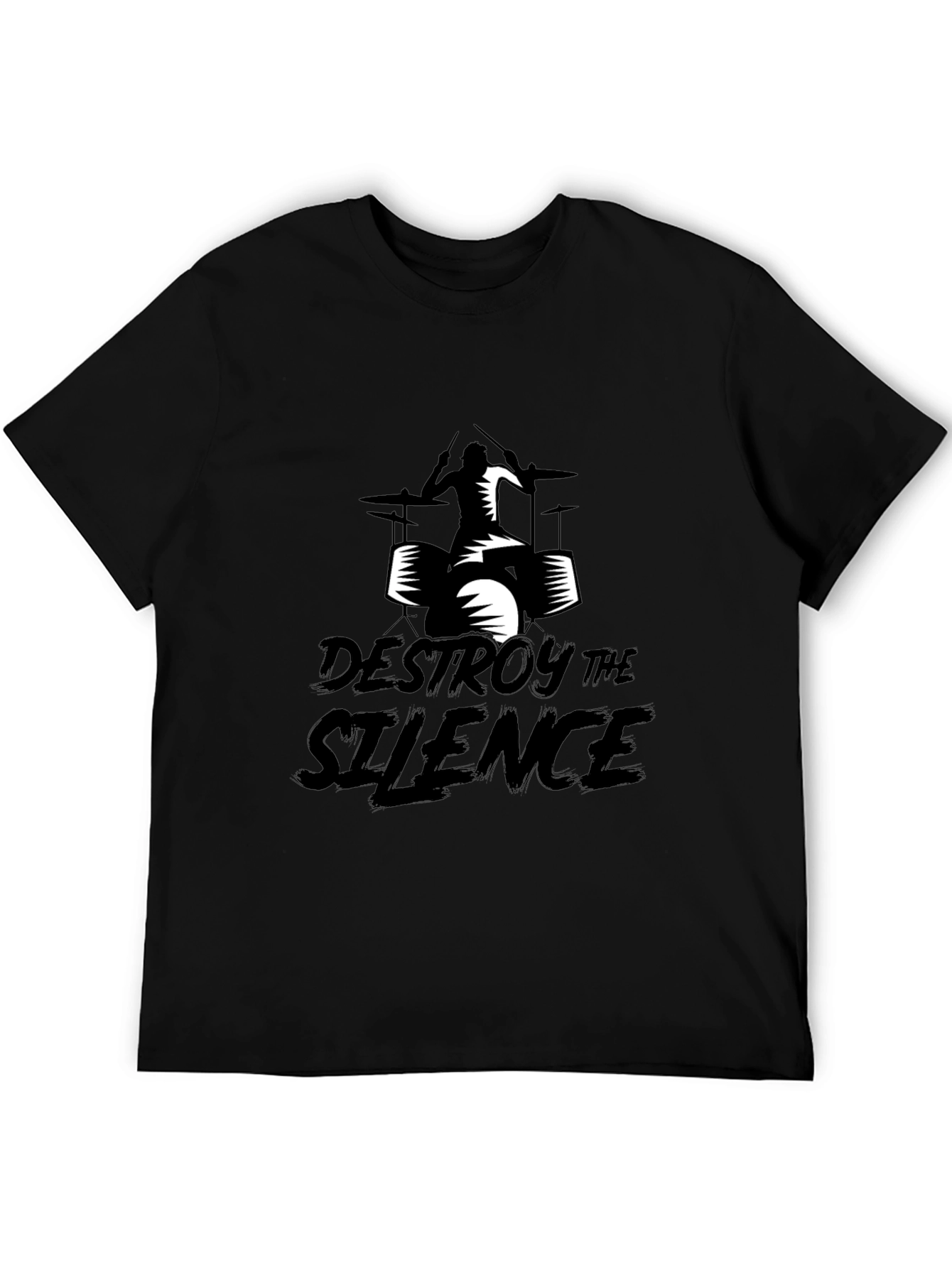 Destroy the Silence Graphic Tee - Black