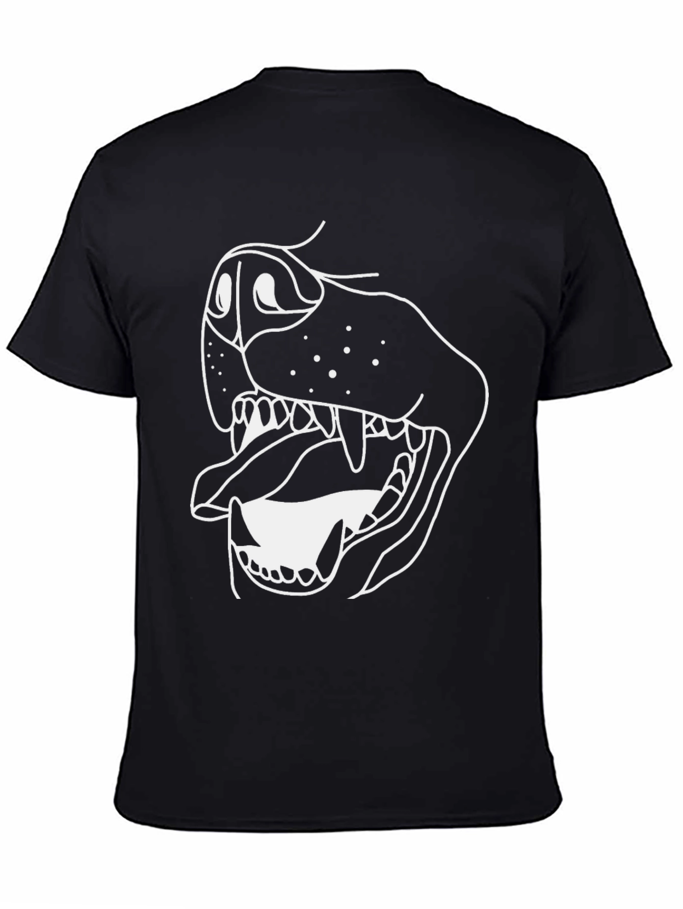 Dog Graphic Tee - Black