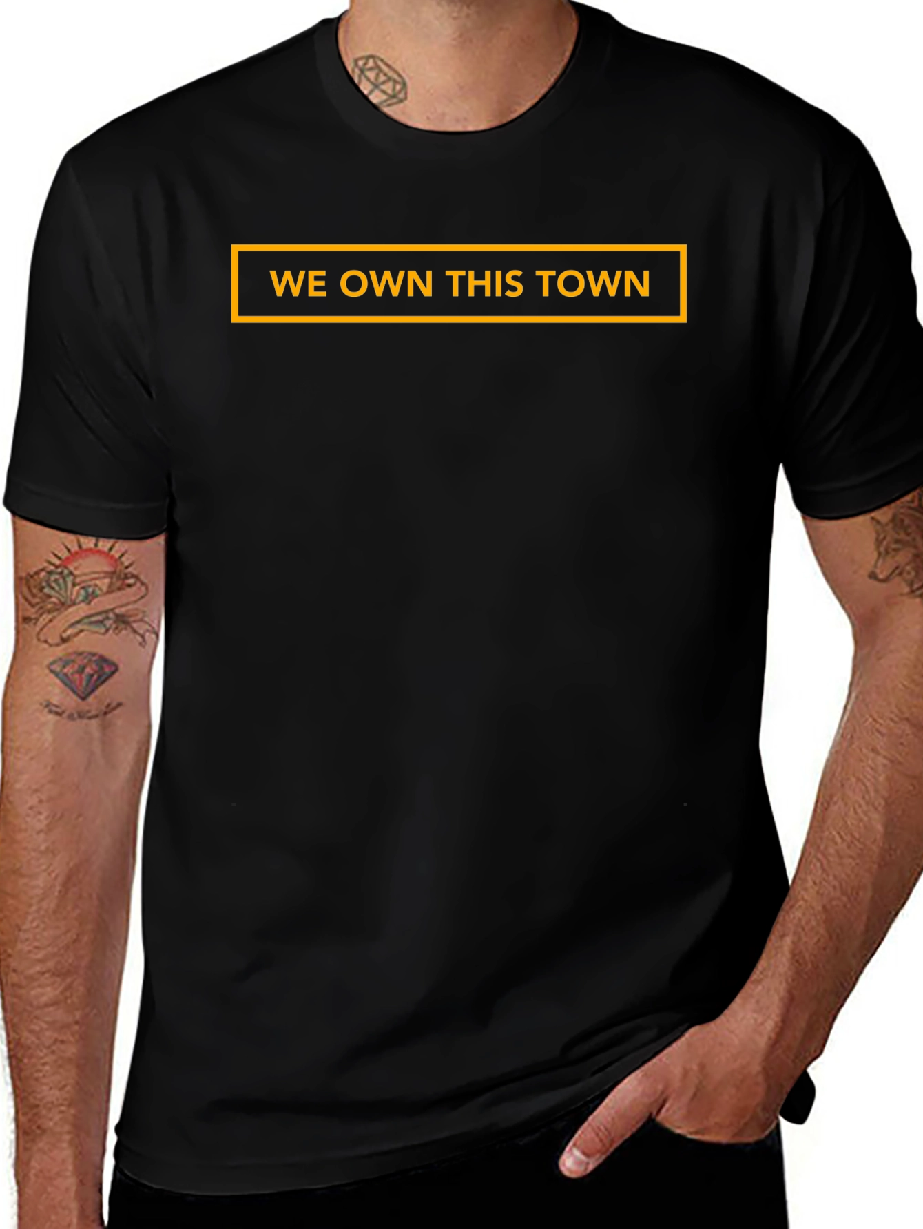 We Own This Town Black Graphic Tee
