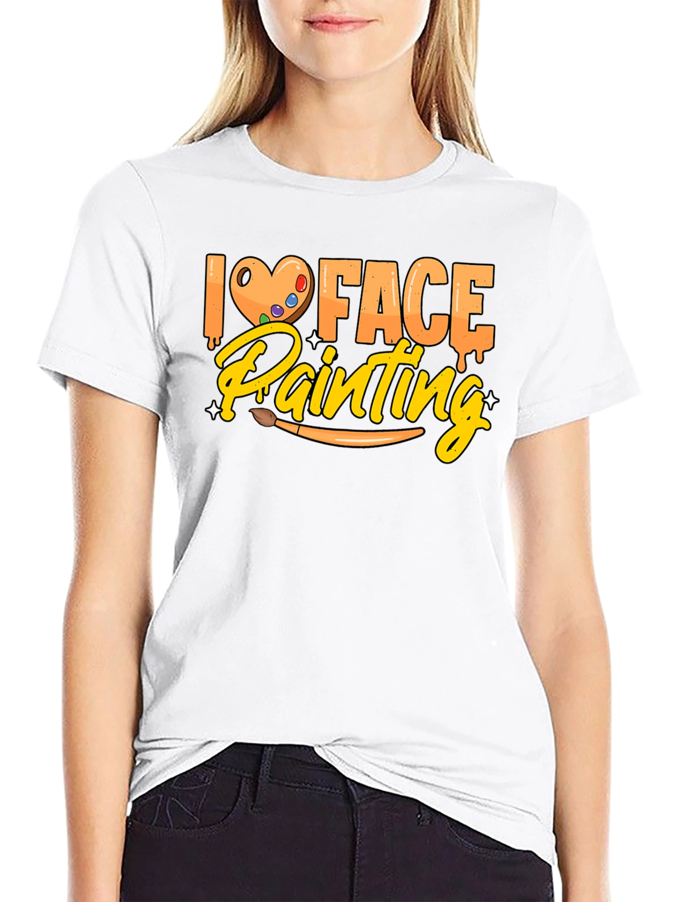 I Heart Face Painting T-Shirt