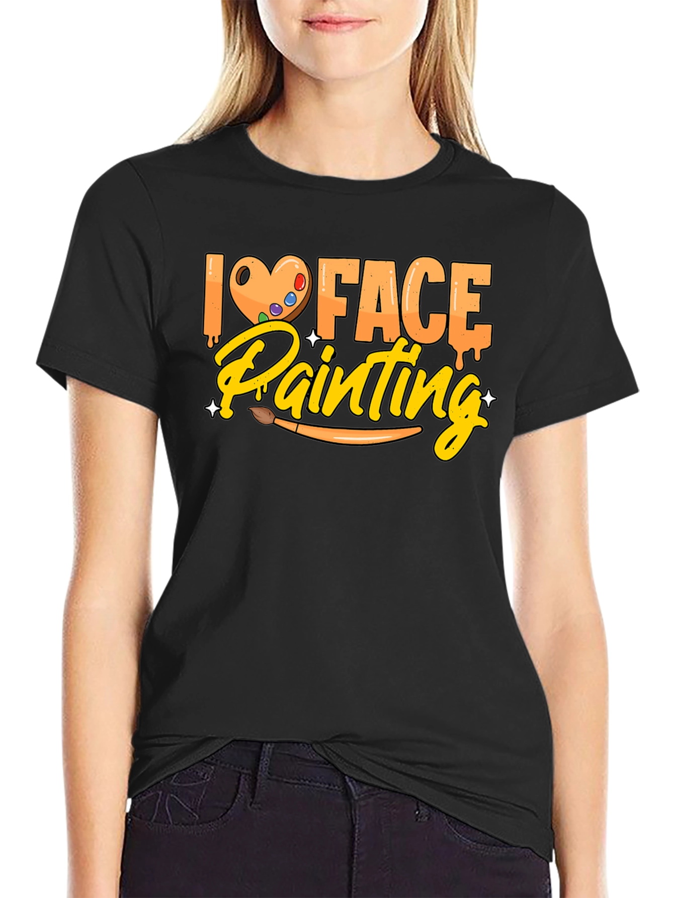 I Heart Face Painting T-Shirt
