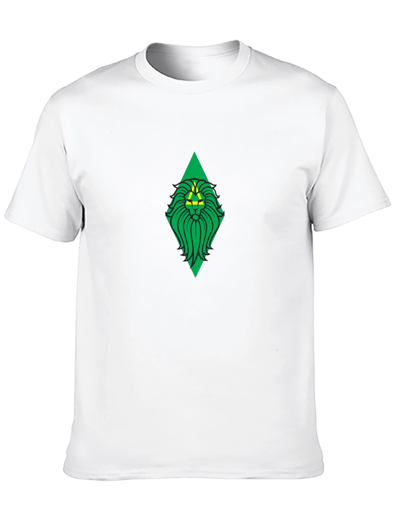Lion Crest Graphic Tee - Black Casual Shirt