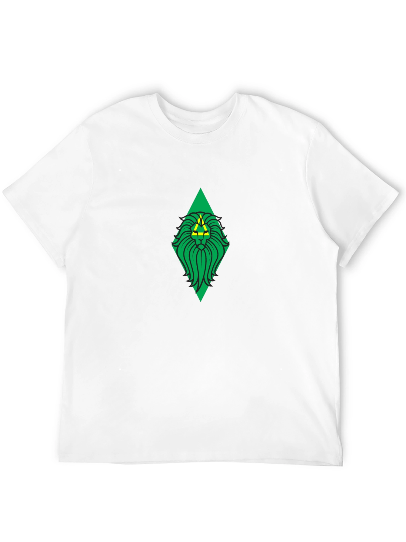 Lion Crest Graphic Tee - Black Casual Shirt