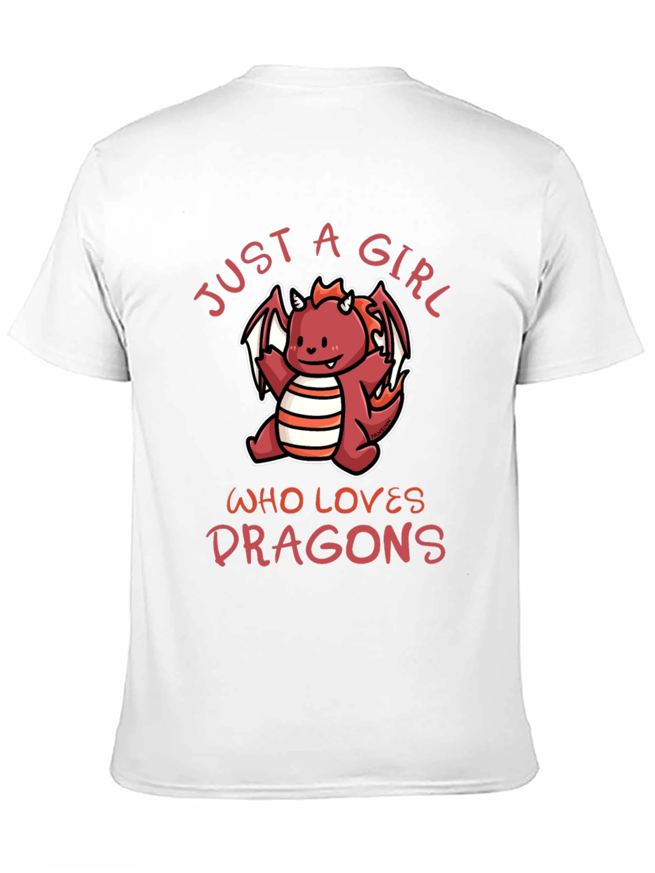 Just A Girl Who Loves Dragons Graphic Tee