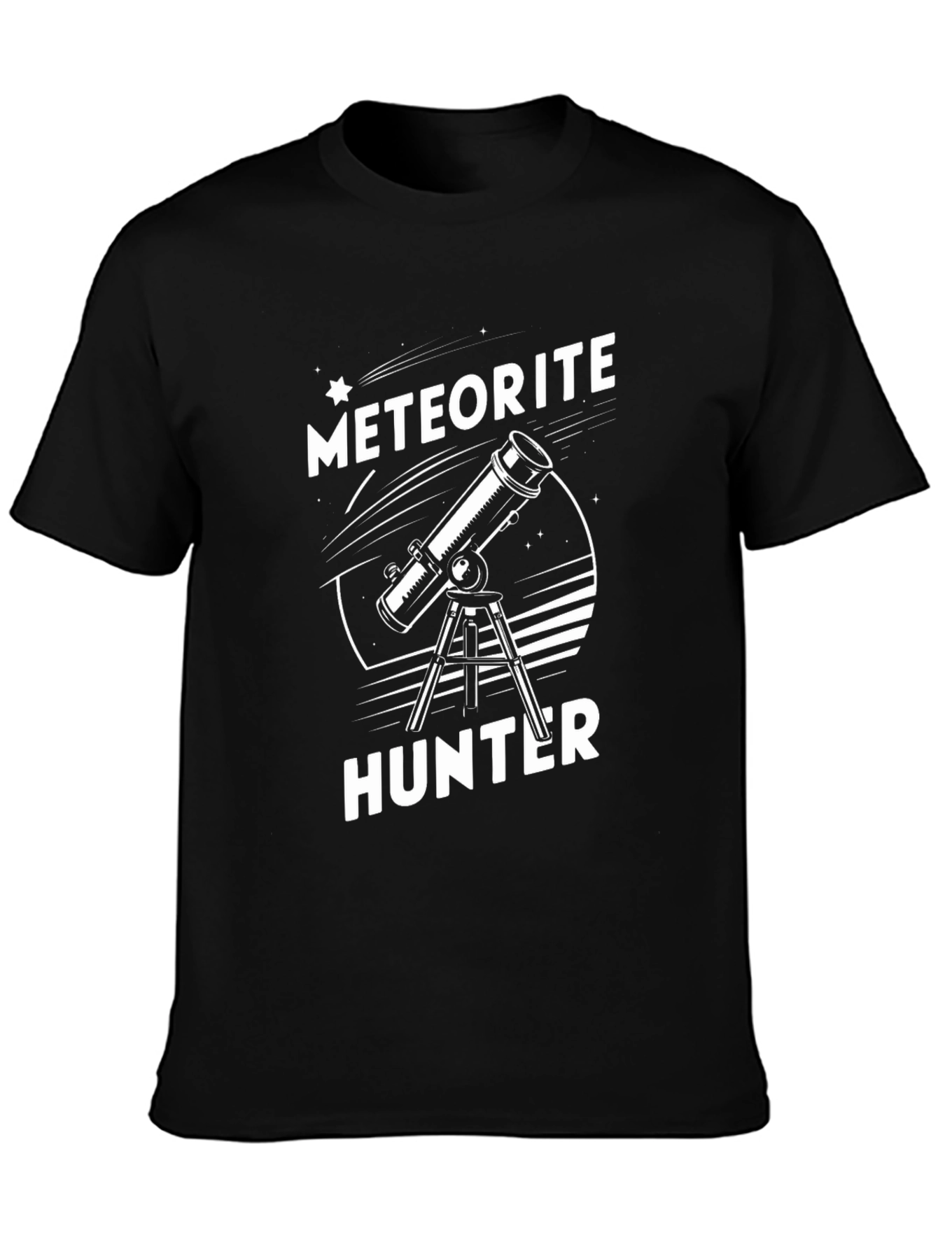 Meteorite Hunter T-Shirt Astronomy Telescope Tee