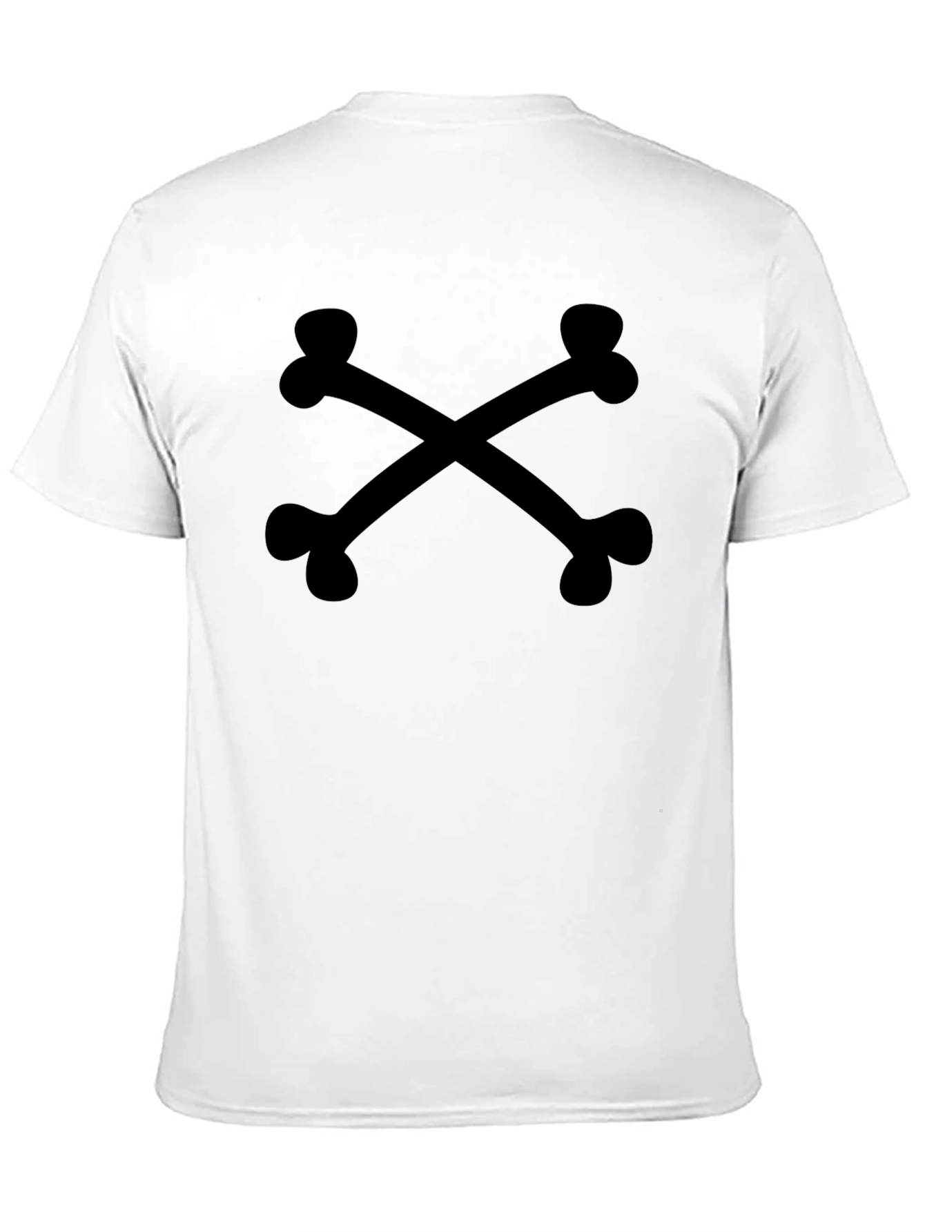 Crossbones Black Graphic Tee - Casual Style