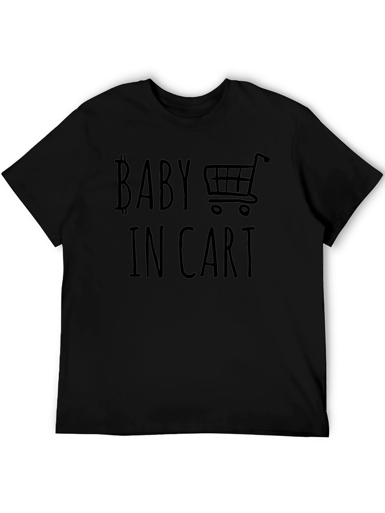 Baby In Cart T-Shirt - Crypto Bitcoin Gift