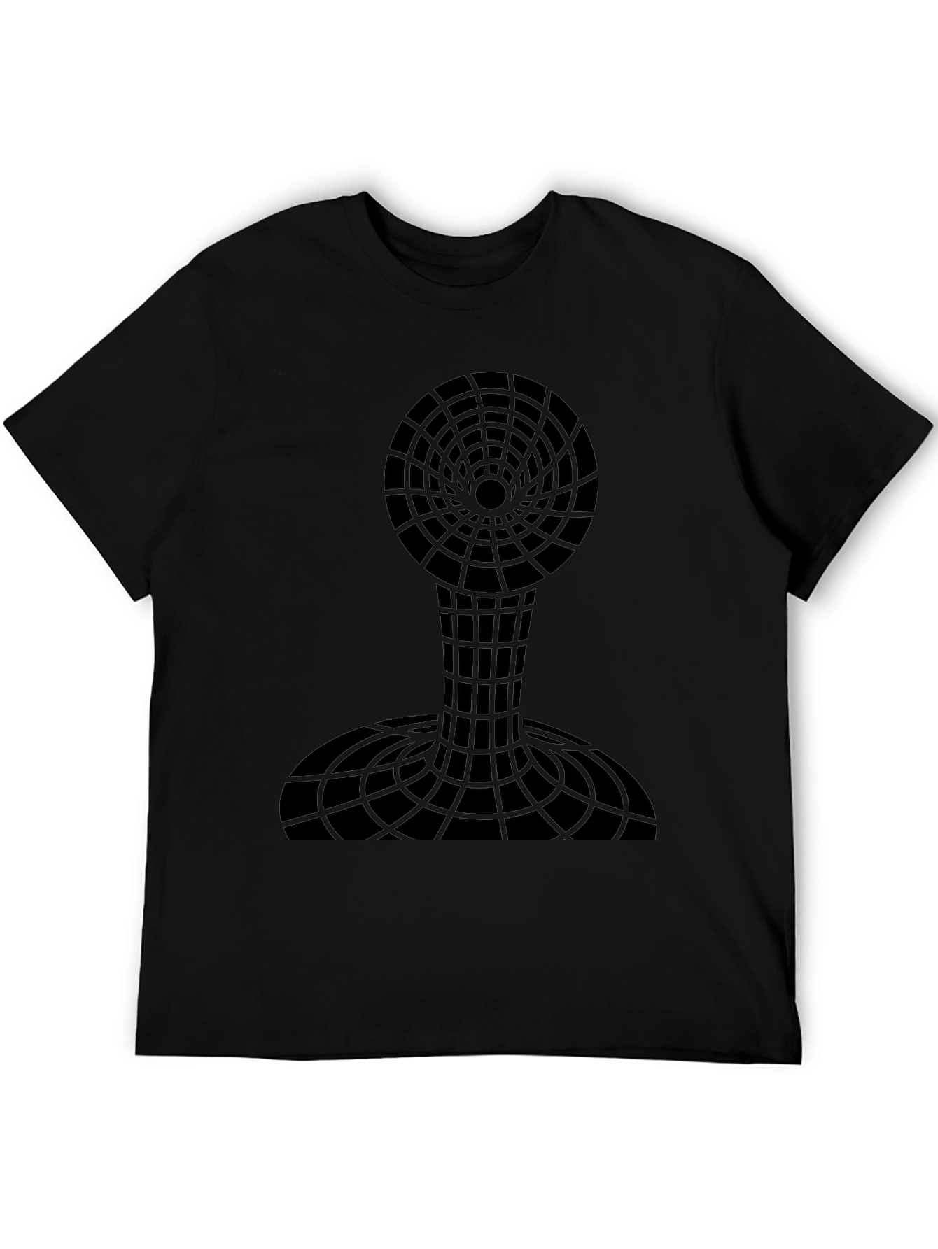 Black Hole Grid Graphic Tee