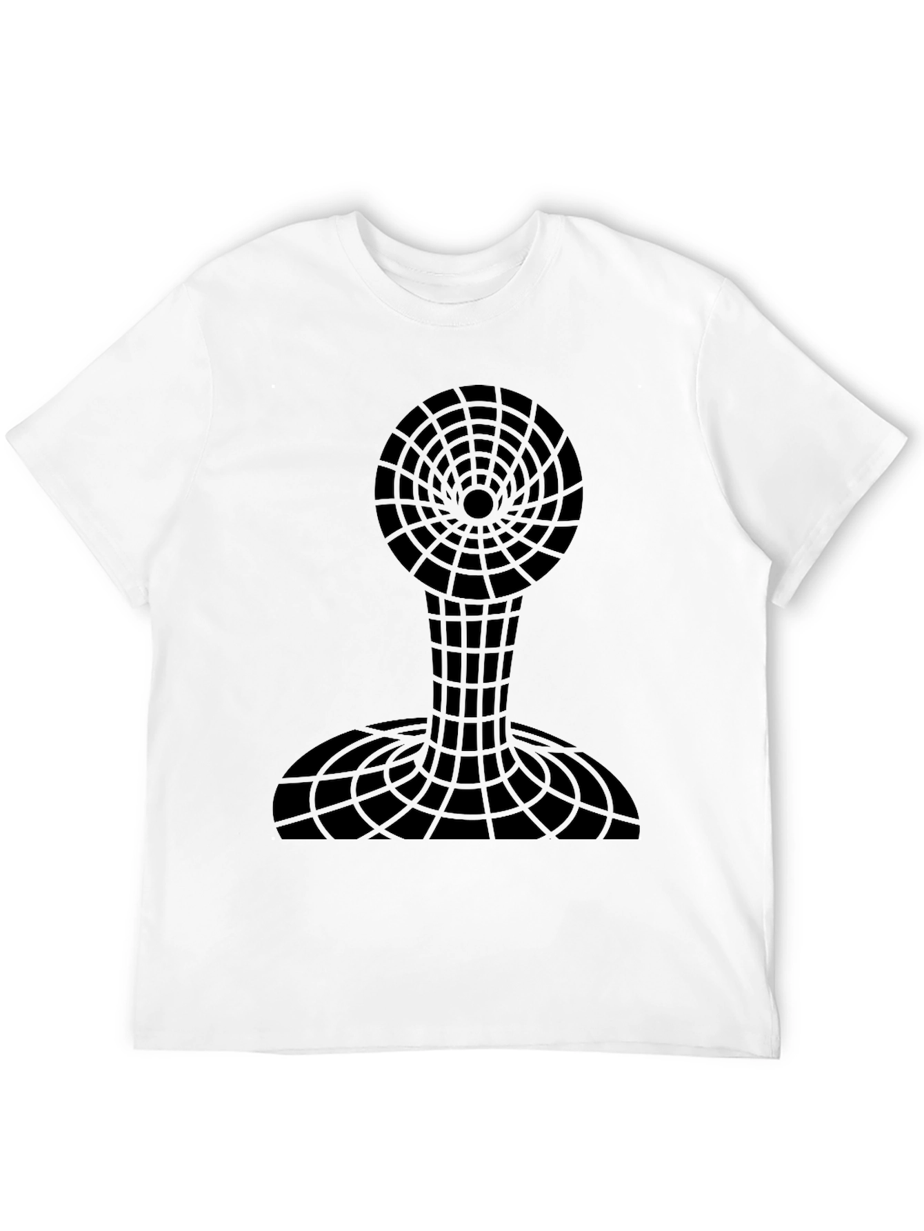 Black Hole Grid Graphic Tee