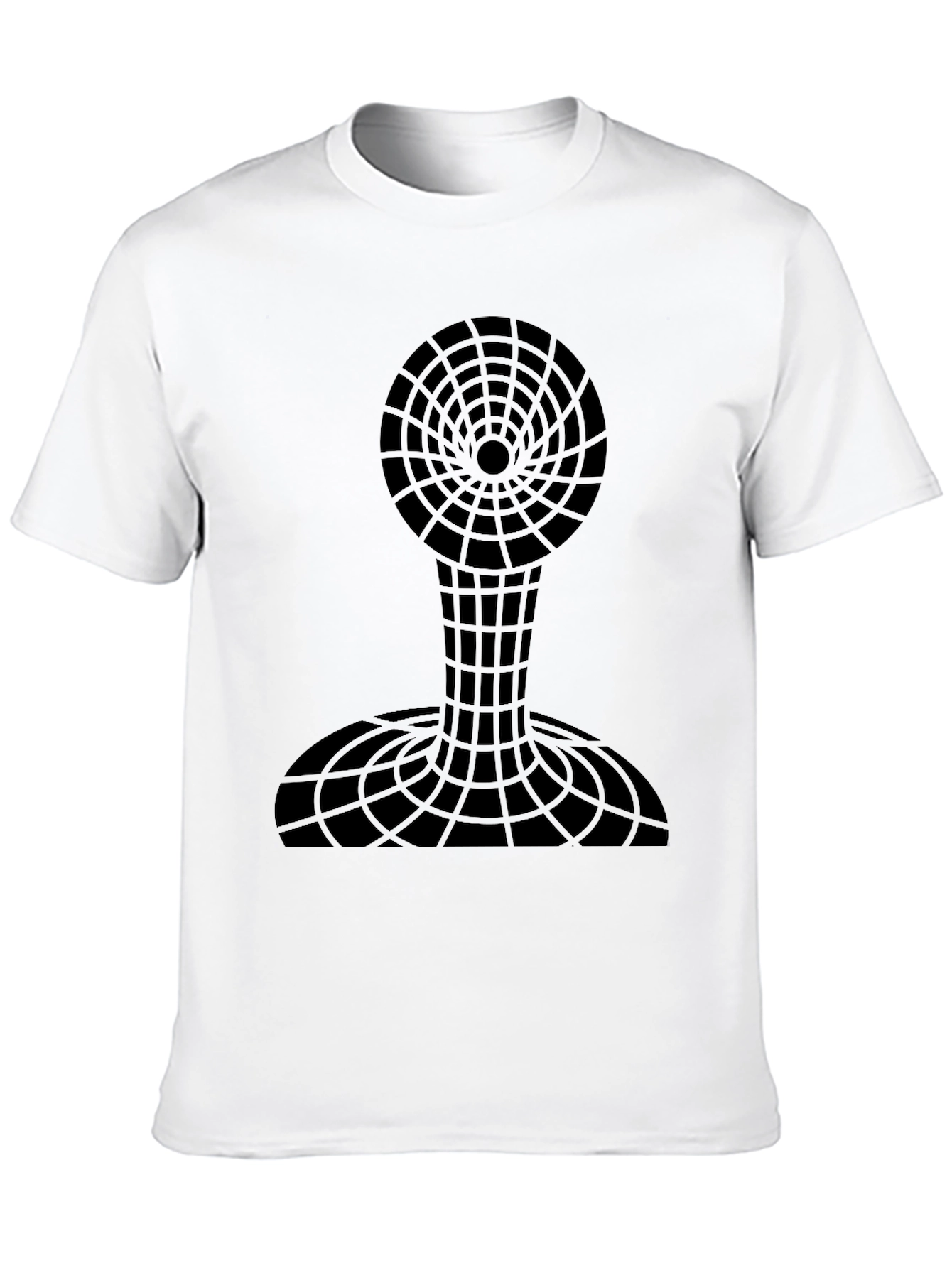 Black Hole Grid Graphic Tee