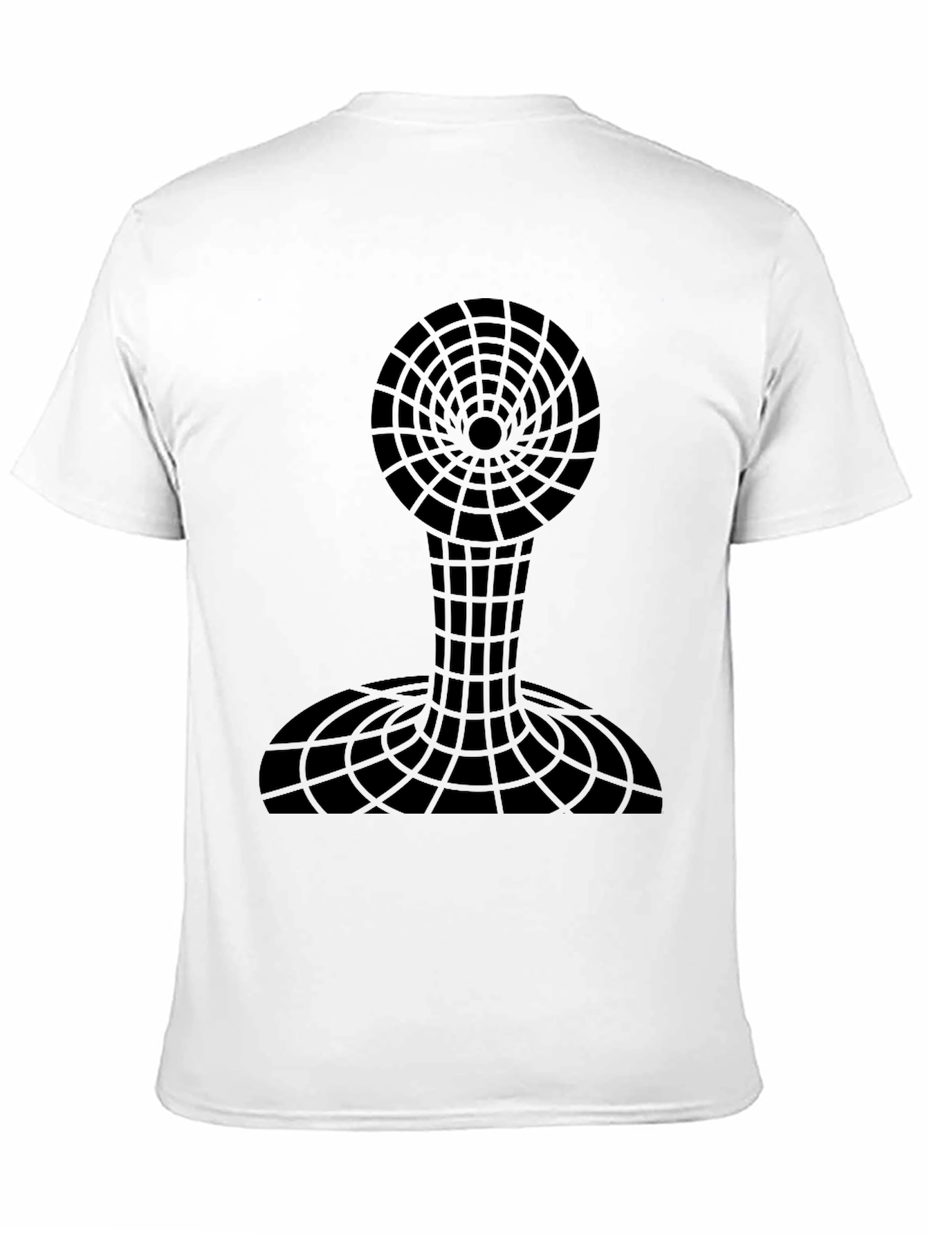 Black Hole Grid Graphic Tee