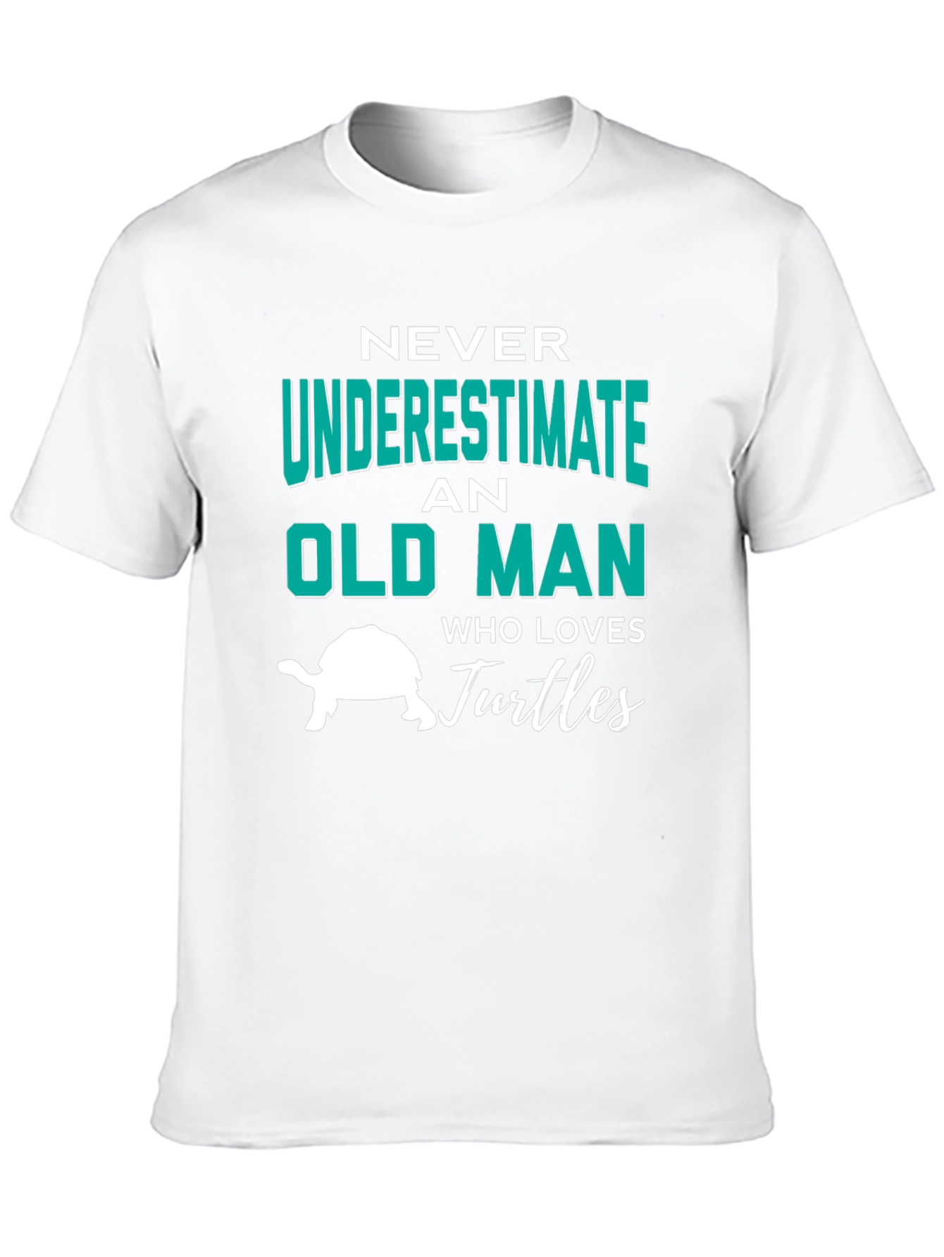 Never Underestimate An Old Man Who Loves Turtles T-Shirt