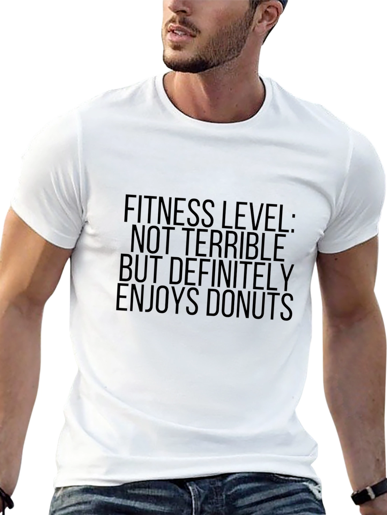Fitness Level Donuts Mens T-Shirt