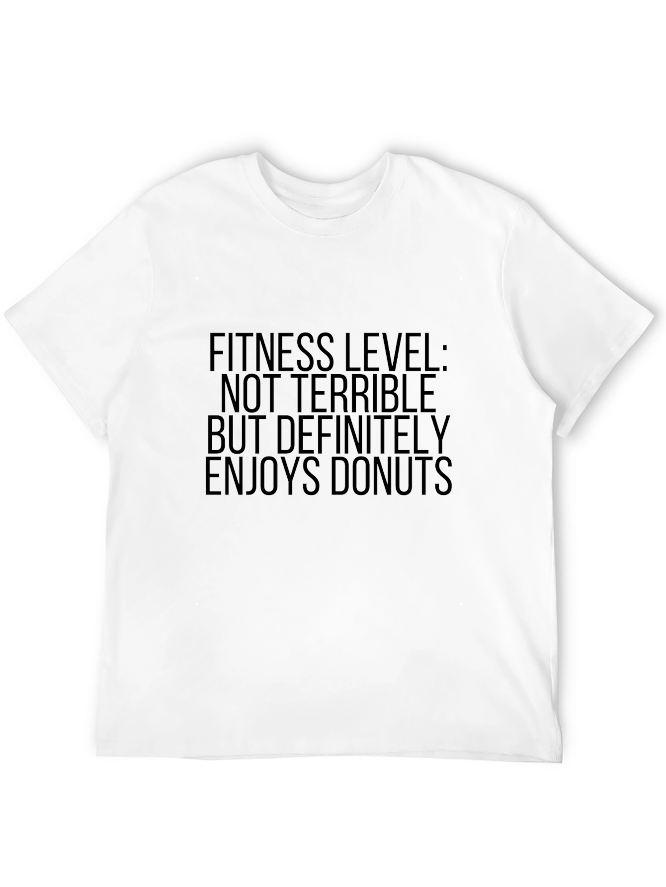 Fitness Level Donuts Mens T-Shirt