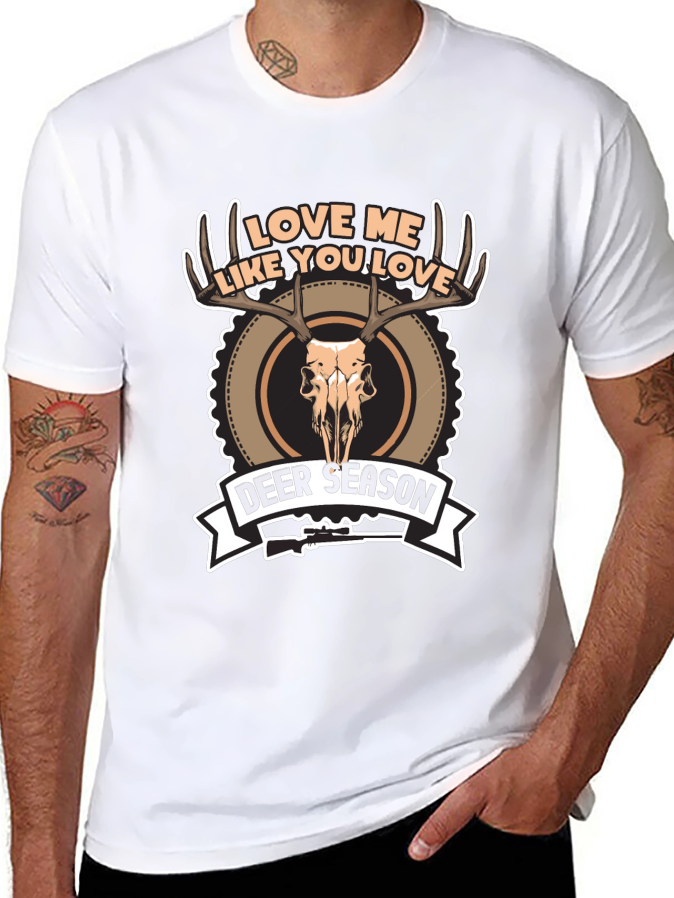 Love Me Like You Love Deer Season Graphic Tee