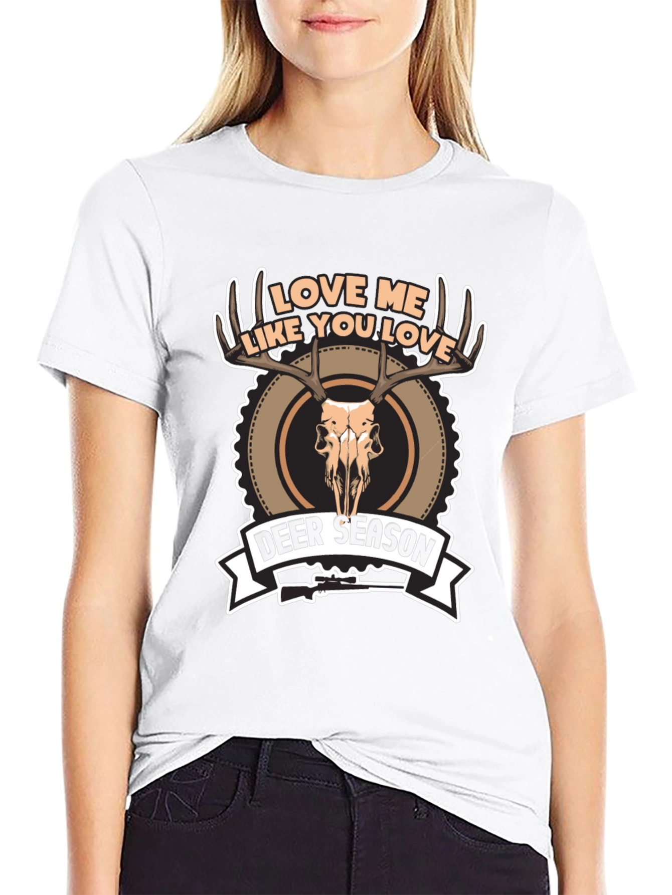 Love Me Like You Love Deer Season Graphic Tee