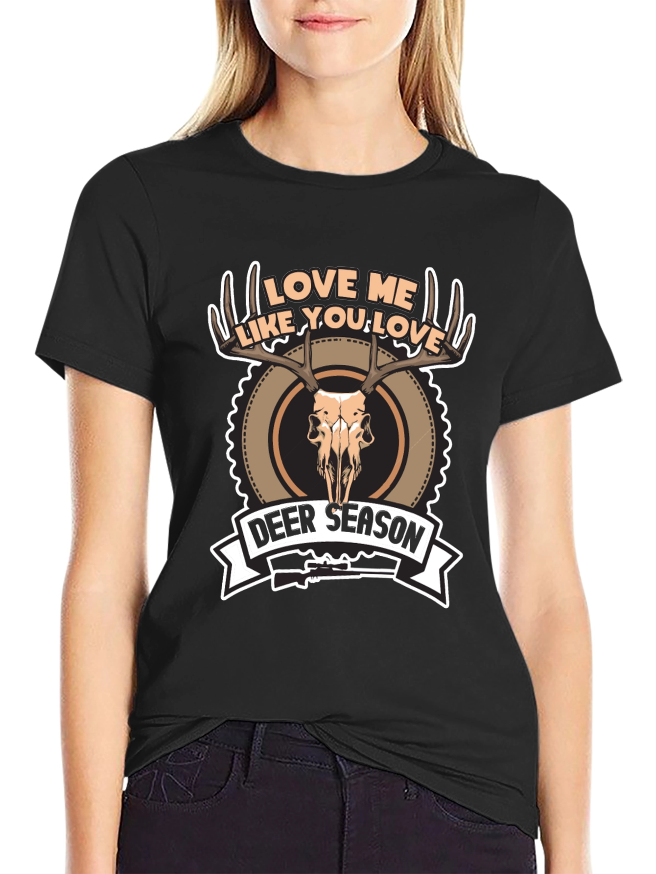 Love Me Like You Love Deer Season Graphic Tee