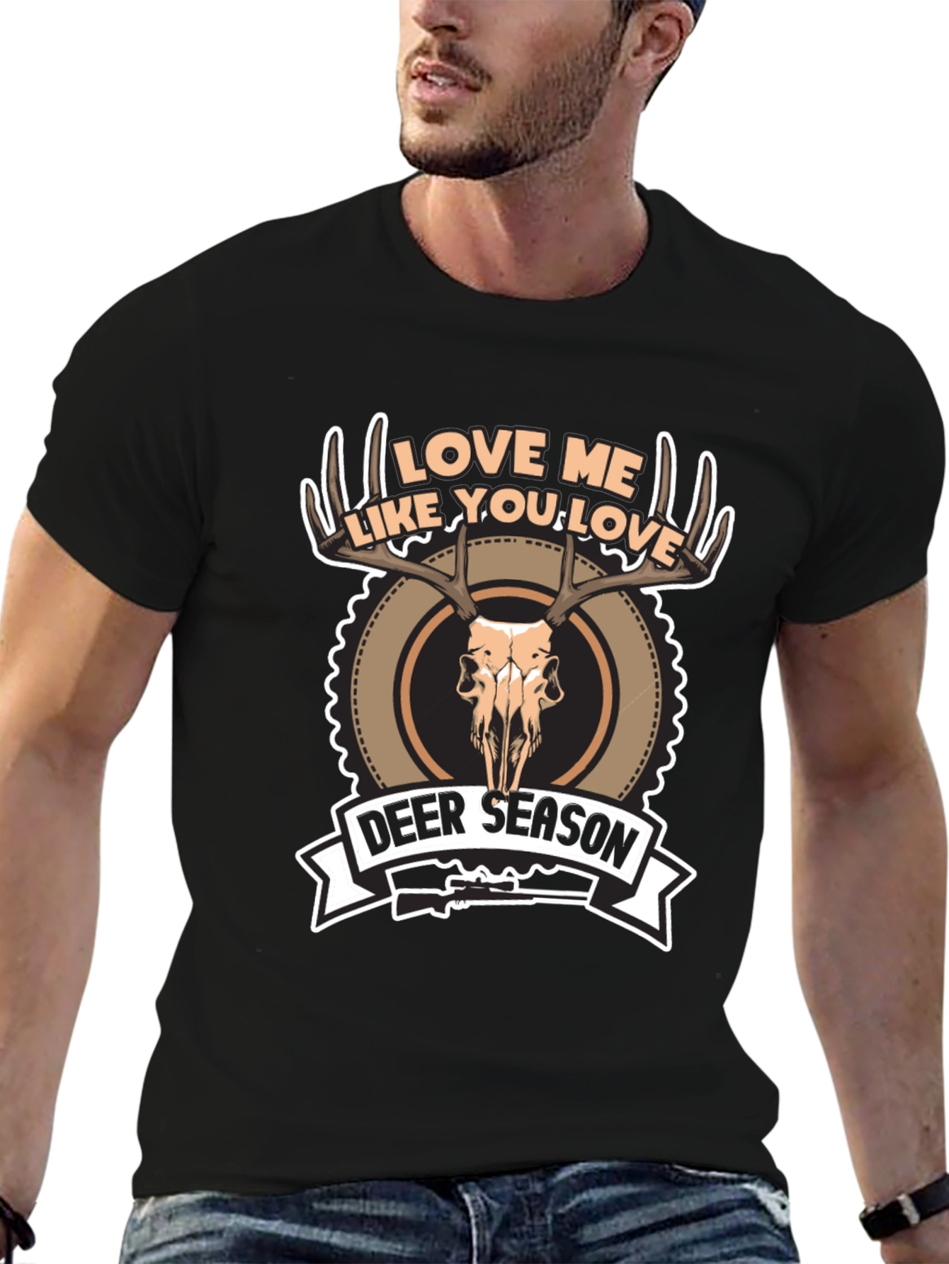 Love Me Like You Love Deer Season Graphic Tee