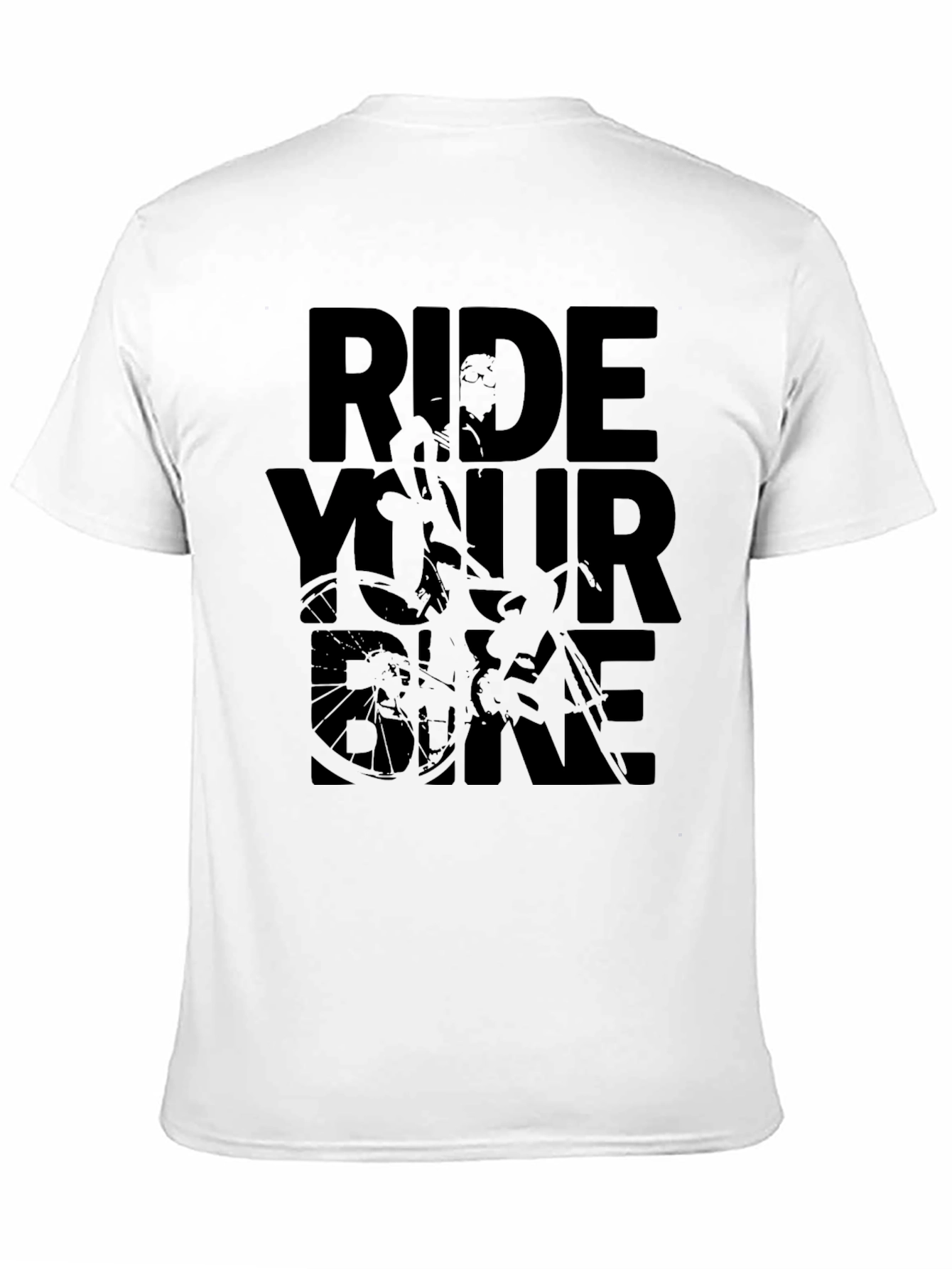 Ride Your Bike Graphic Tee - Mens Black T-Shirt