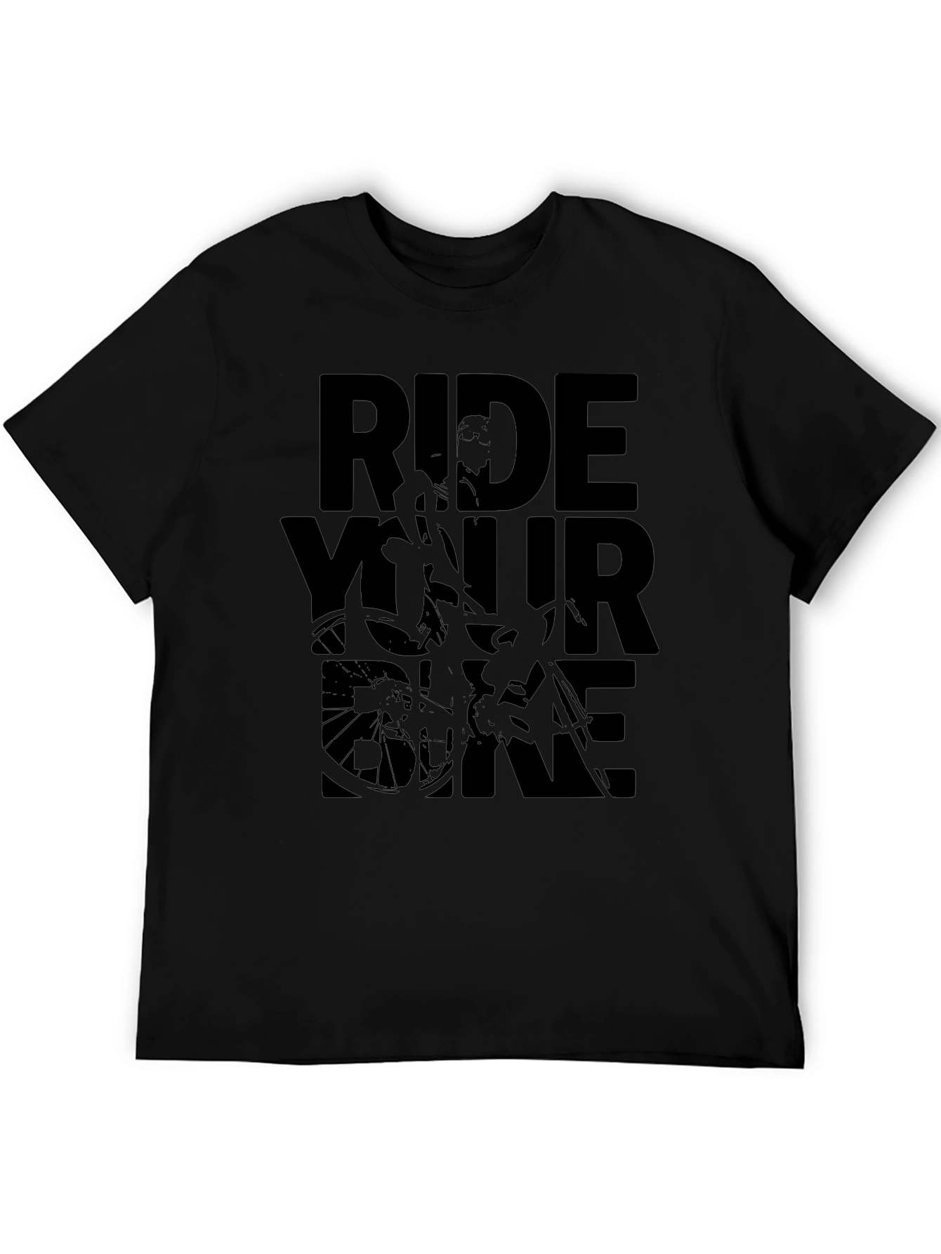 Ride Your Bike Graphic Tee - Mens Black T-Shirt