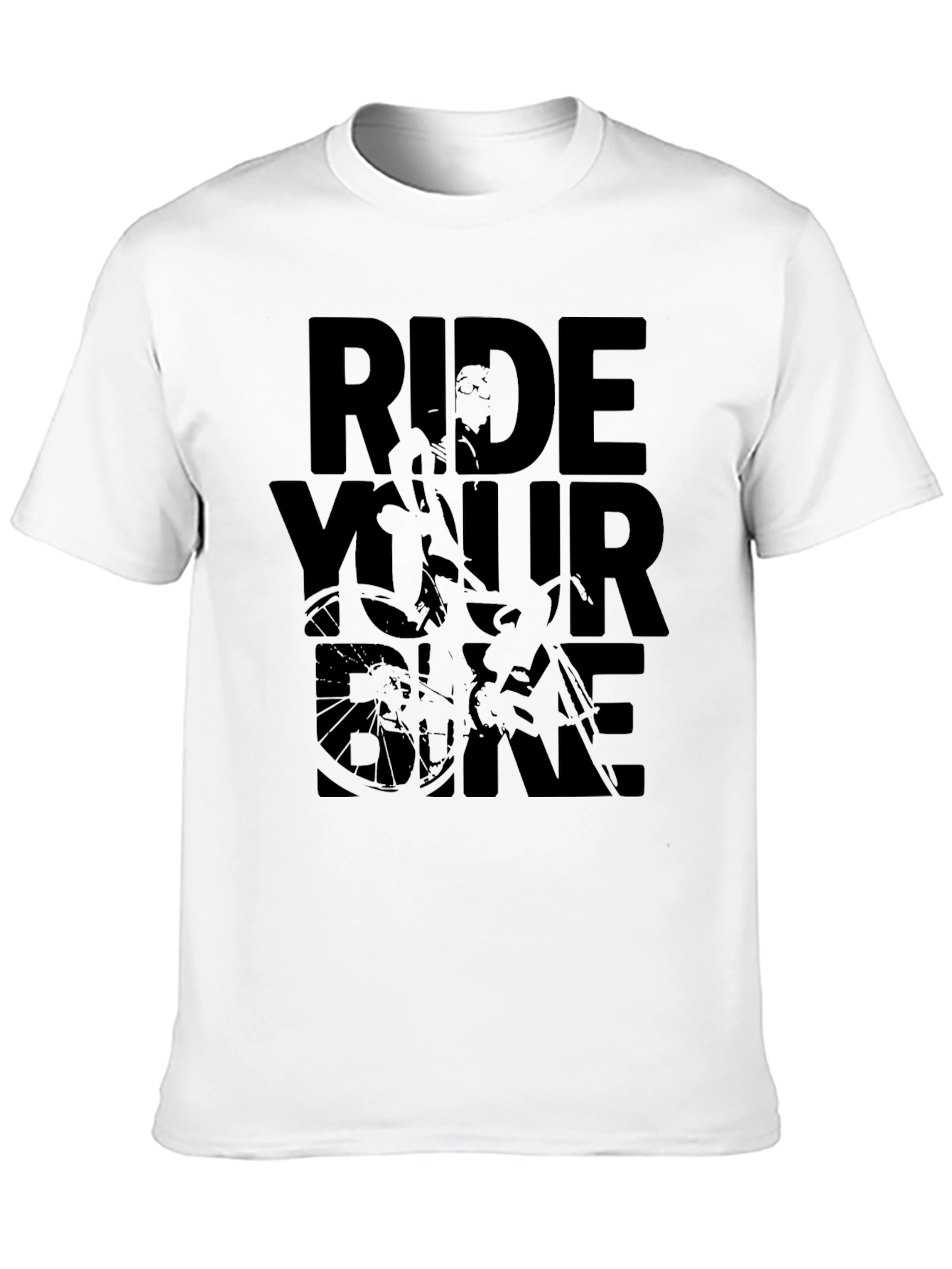 Ride Your Bike Graphic Tee - Mens Black T-Shirt