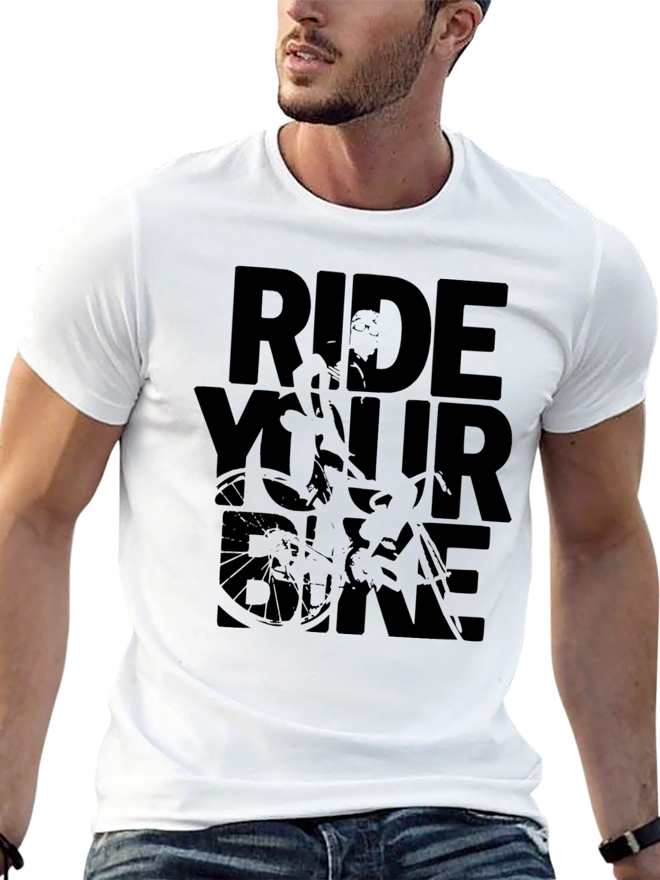 Ride Your Bike Graphic Tee - Mens Black T-Shirt